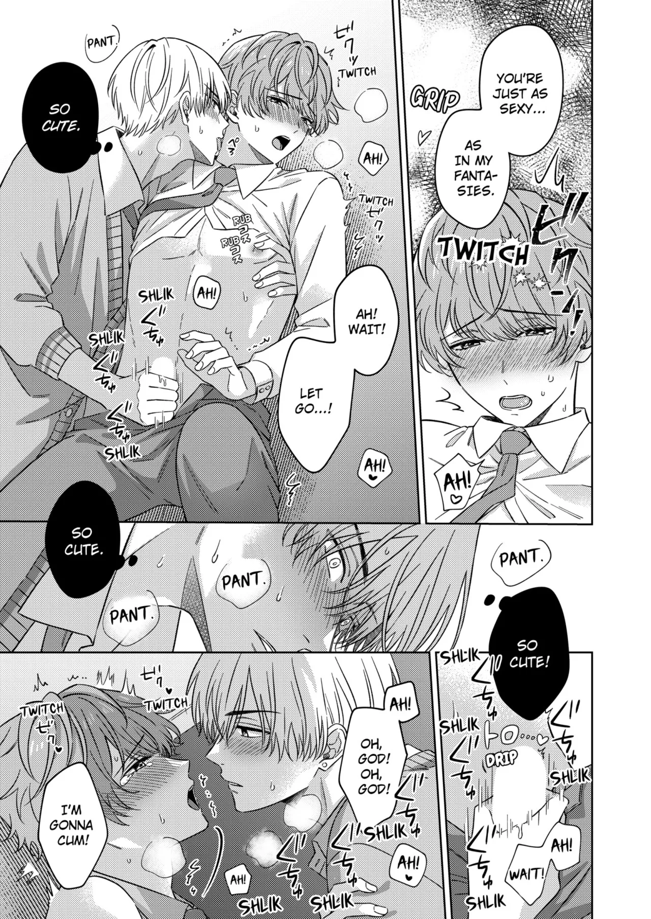[Naruse Yori] Nanami-kun no Fukenzen na Mousouheki | Nanami's Indecent Fantasies Chapter 1-6 [English] page 22 - full censorship males only hentai manga - read online free