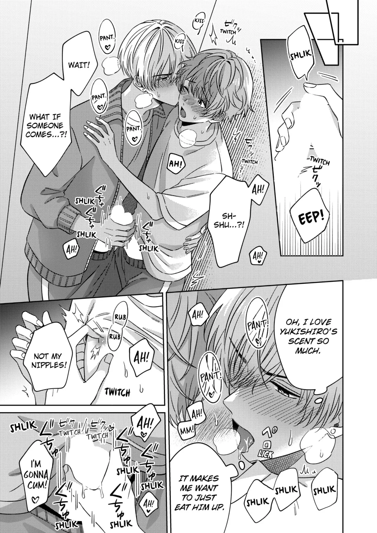 [Naruse Yori] Nanami-kun no Fukenzen na Mousouheki | Nanami's Indecent Fantasies Chapter 1-6 [English] page 42 - full censorship yaoi hentai manga - read online free