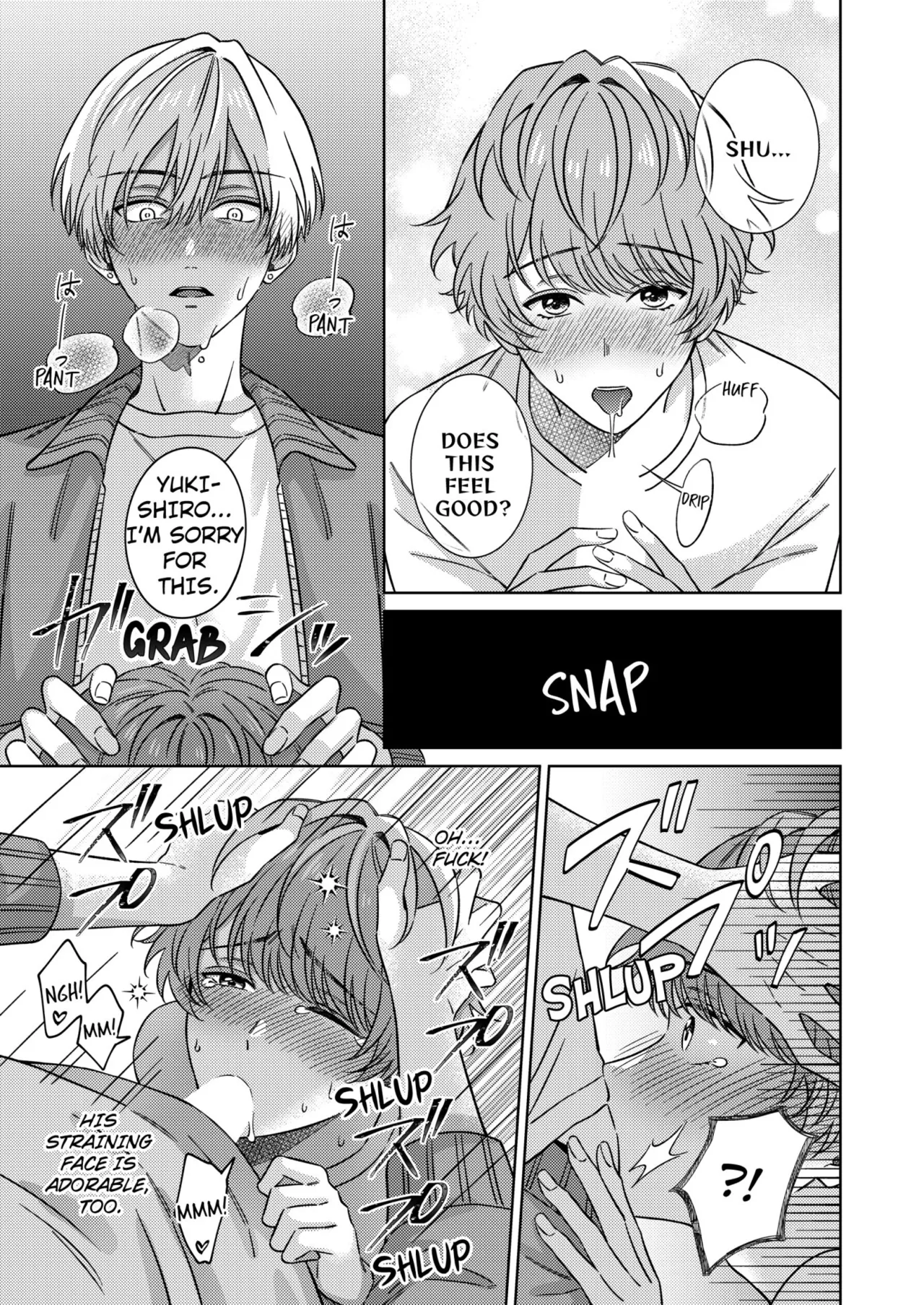 [Naruse Yori] Nanami-kun no Fukenzen na Mousouheki | Nanami's Indecent Fantasies Chapter 1-6 [English] page 46 - full censorship males only hentai manga - read online free