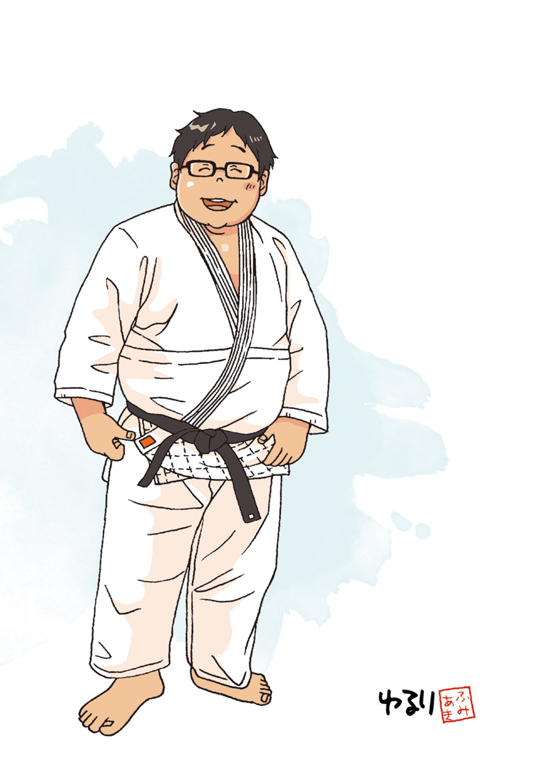 Yu No Kai Jūdōbu Kari Nyūbuando Bansaku Tsukita page 14 original parody - glasses males only hentai manga - read online free