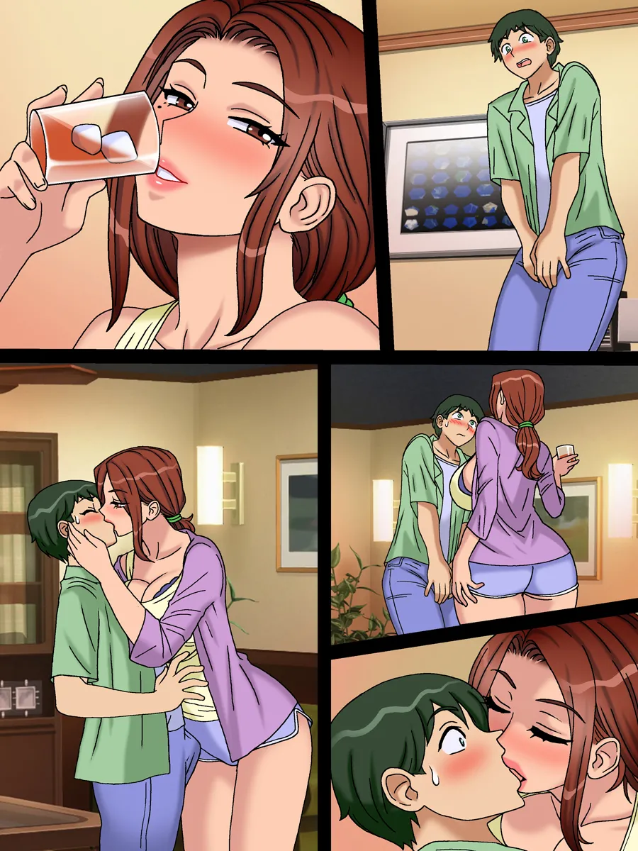 [Chikashitsu (GADEN)] Kodomo no Dekinai Oji-san no Kawarini Boku ga Oba-san o Ninshin Sasemashita. page 116 original parody - milf big breasts hentai manga - read online free