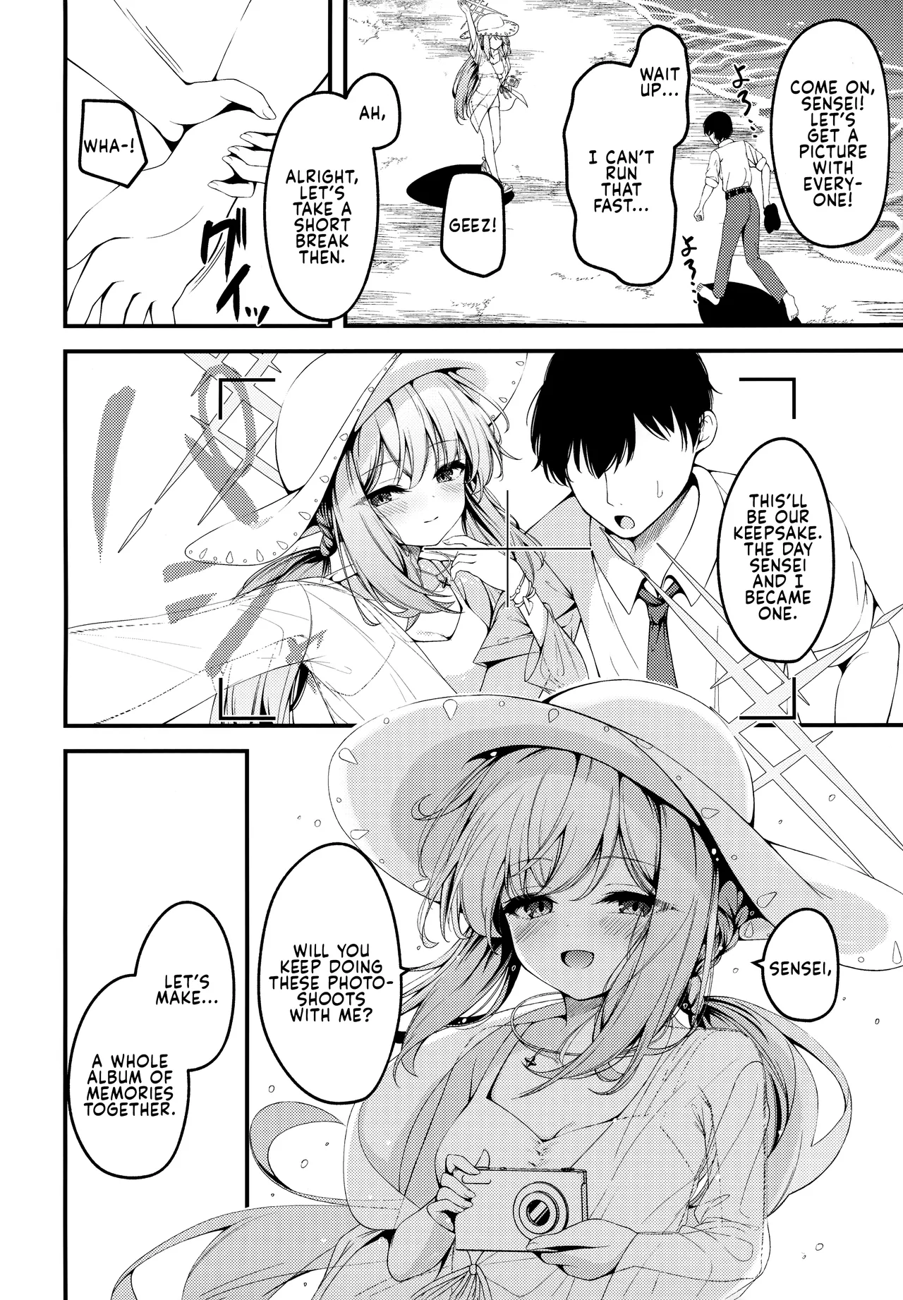 HAKARI BAKARI page 25 featuring sensei blue archive parody - sole female sole male hentai manga - read online free