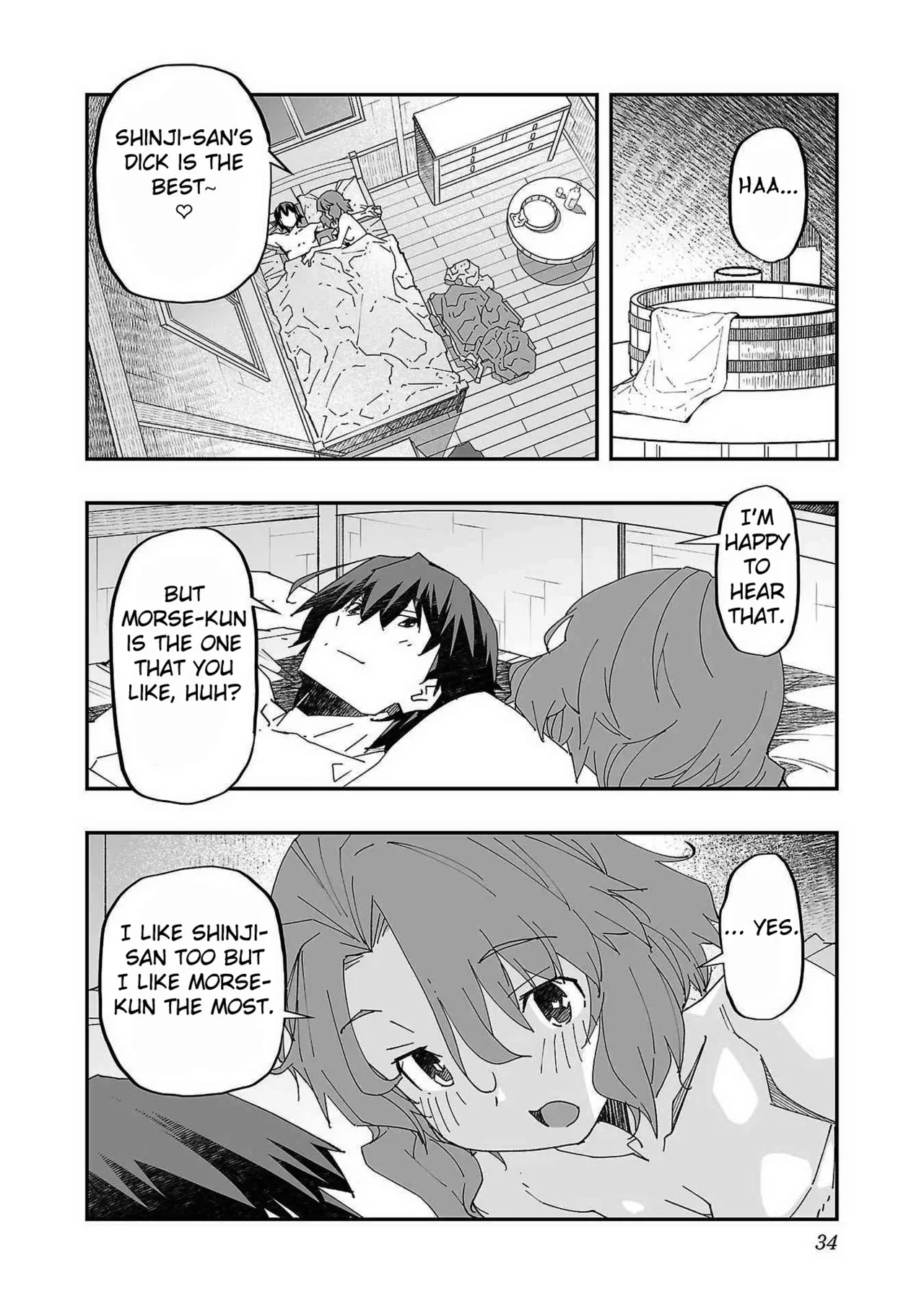 Netori Mahoutsukai no Bouken Volume 1 | The Cuckolding Wizard’s Adventure VOL 1 ch.1-2 page 35 - full censorship paizuri hentai manga - read online free