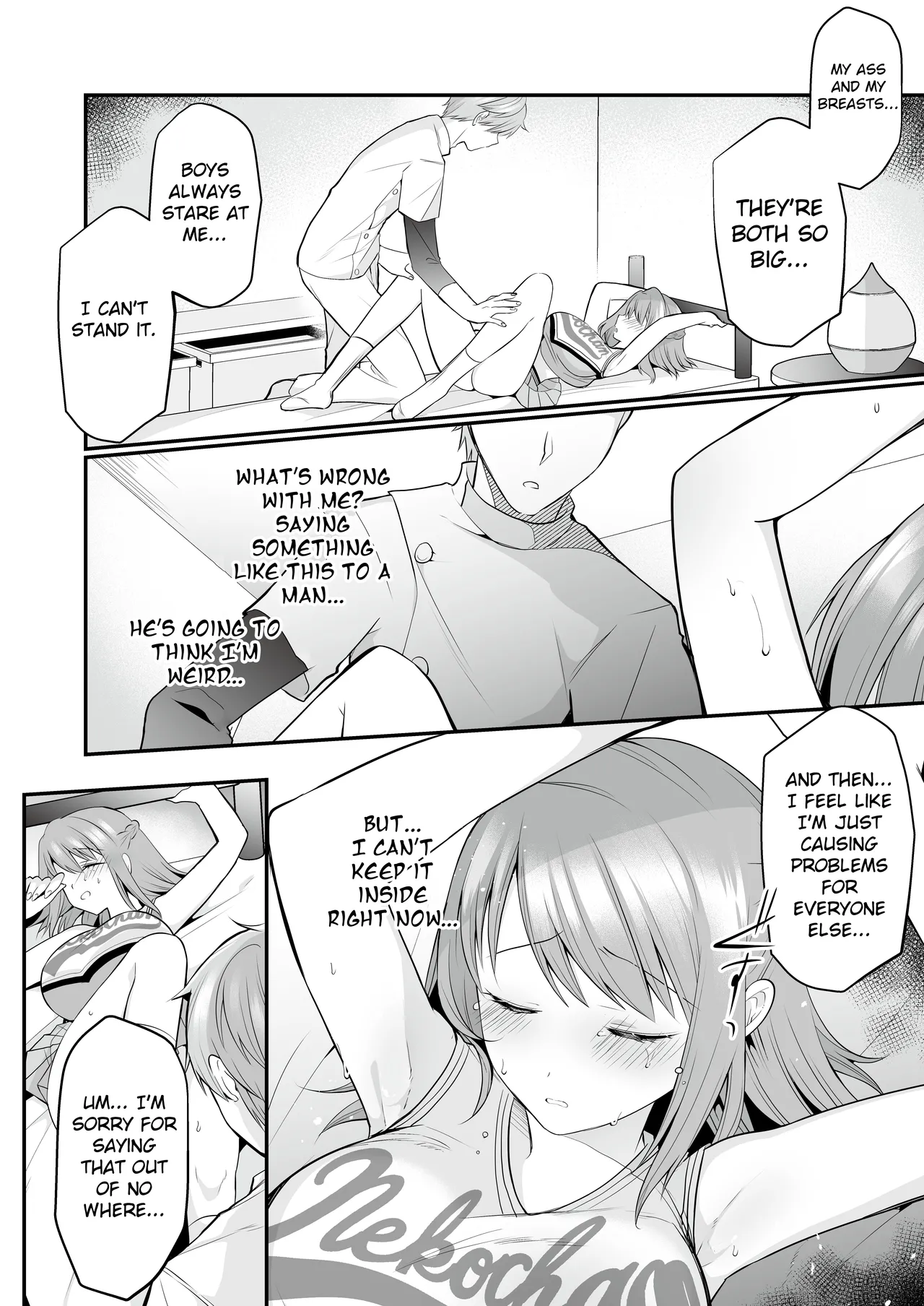Page 16 of [RefRevo Comic (Mori Guruta)] Houkago Hatsujou Massage ~Ranman Cheer Buin no Kairaku Zetchou~ | Erotic After School Massage ~Cheerleader Reaches the Peak of Pleasure~ [English]