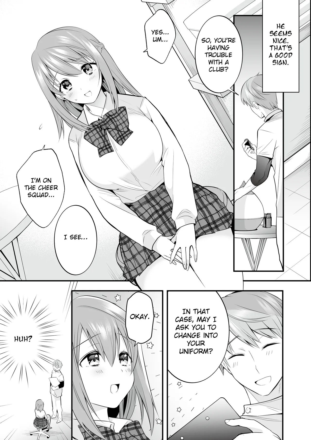 Page 9 of [RefRevo Comic (Mori Guruta)] Houkago Hatsujou Massage ~Ranman Cheer Buin no Kairaku Zetchou~ | Erotic After School Massage ~Cheerleader Reaches the Peak of Pleasure~ [English]
