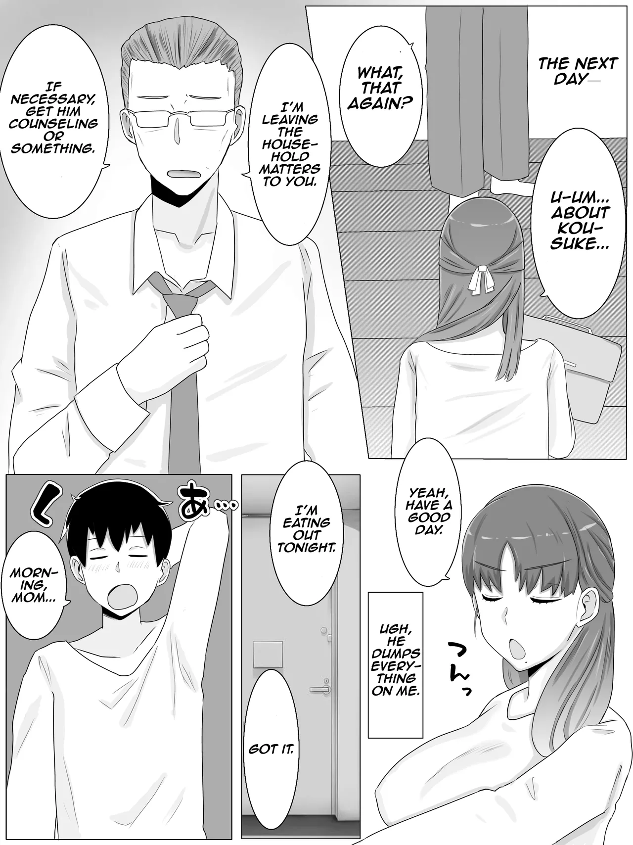 [Saimonke] Kaa-san to Shitai Koto ~Musuko no Kodane de Haramu Kyonyuu Haha | Things I want to do with Mom ~ A busty mother pregnant with her son’s seed  [English] [Aishi21] page 22 original parody - sole female sole male hentai manga - read online free