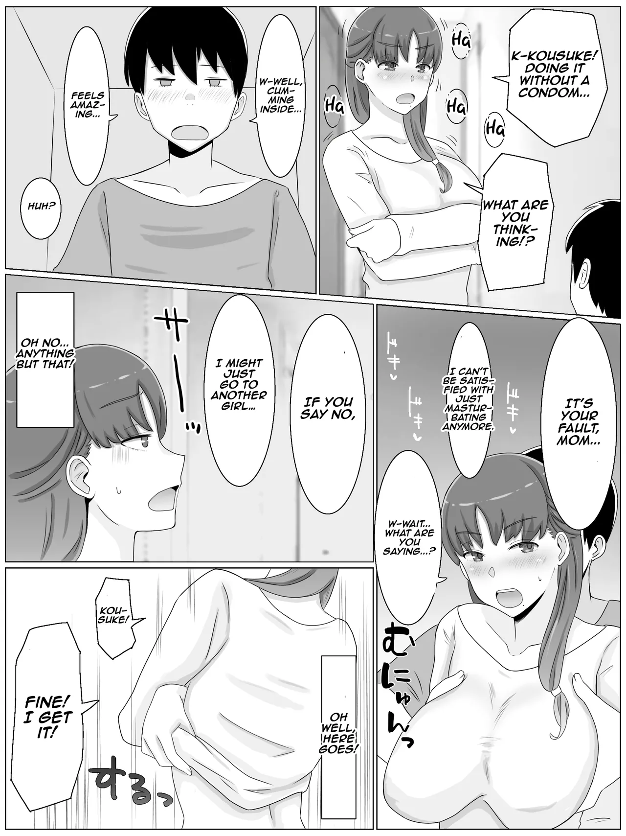 [Saimonke] Kaa-san to Shitai Koto ~Musuko no Kodane de Haramu Kyonyuu Haha | Things I want to do with Mom ~ A busty mother pregnant with her son’s seed  [English] [Aishi21] page 31 original parody - sole female sole male hentai manga - read online free