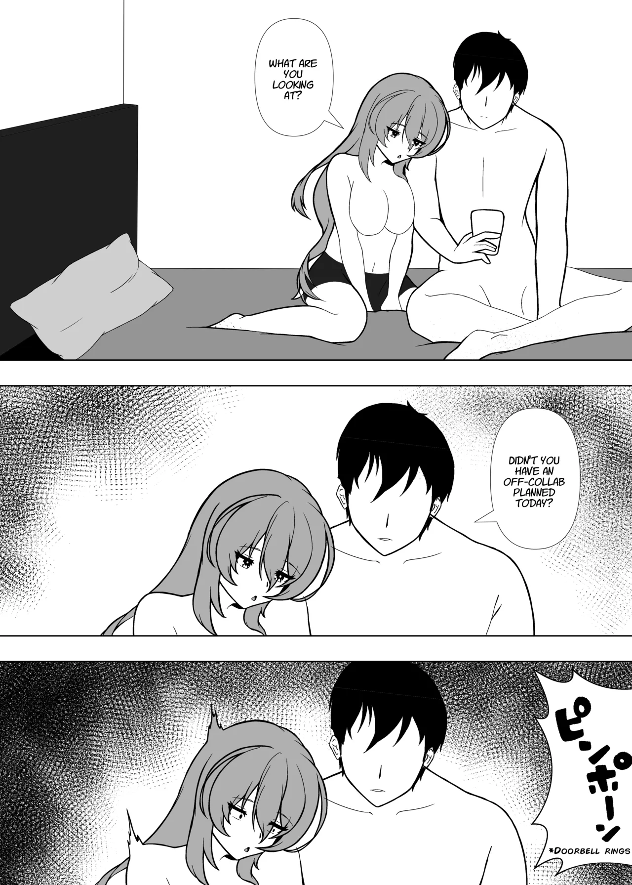 Day Off With A VTuber page 37 featuring moona hoshinova hololive parody - big breasts uncensored hentai manga - read online free