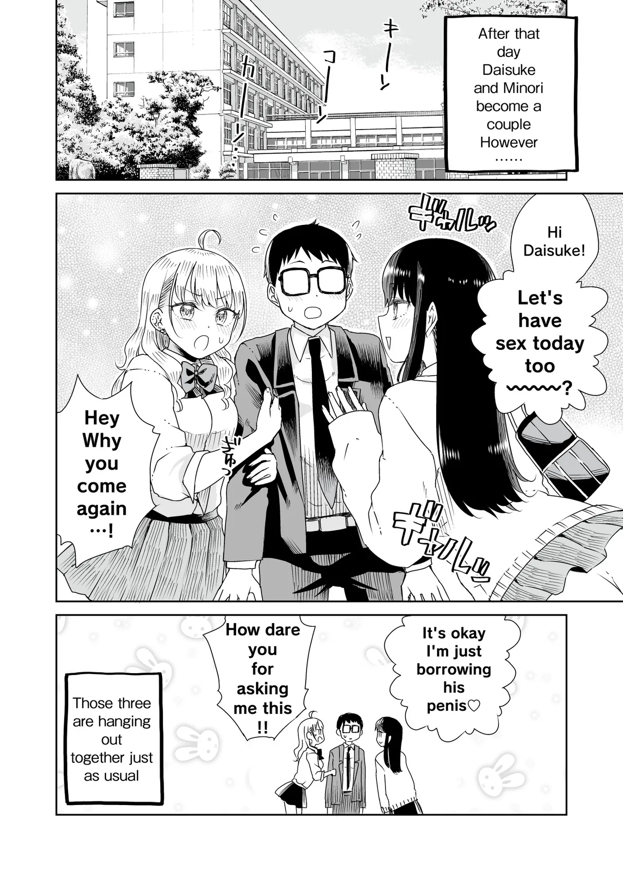 [Refrevo Comic (Hirota Masatane)] Otagal ~Otaku ni Yasashii Shiro & Kuro Gal to Love Love Noumitsu Fudeoroshi W Ecchi~ | Otagal~Losing Virgin sweet sex with black and white style girl who being nice to Otaku~ [English] page 43 original parody - sole male nakadashi hentai manga - read online free