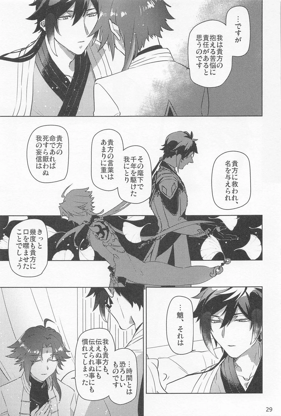 Shukuya Bimui, Sengan Muryou page 28 featuring xiao genshin impact parody - yaoi males only hentai manga - read online free