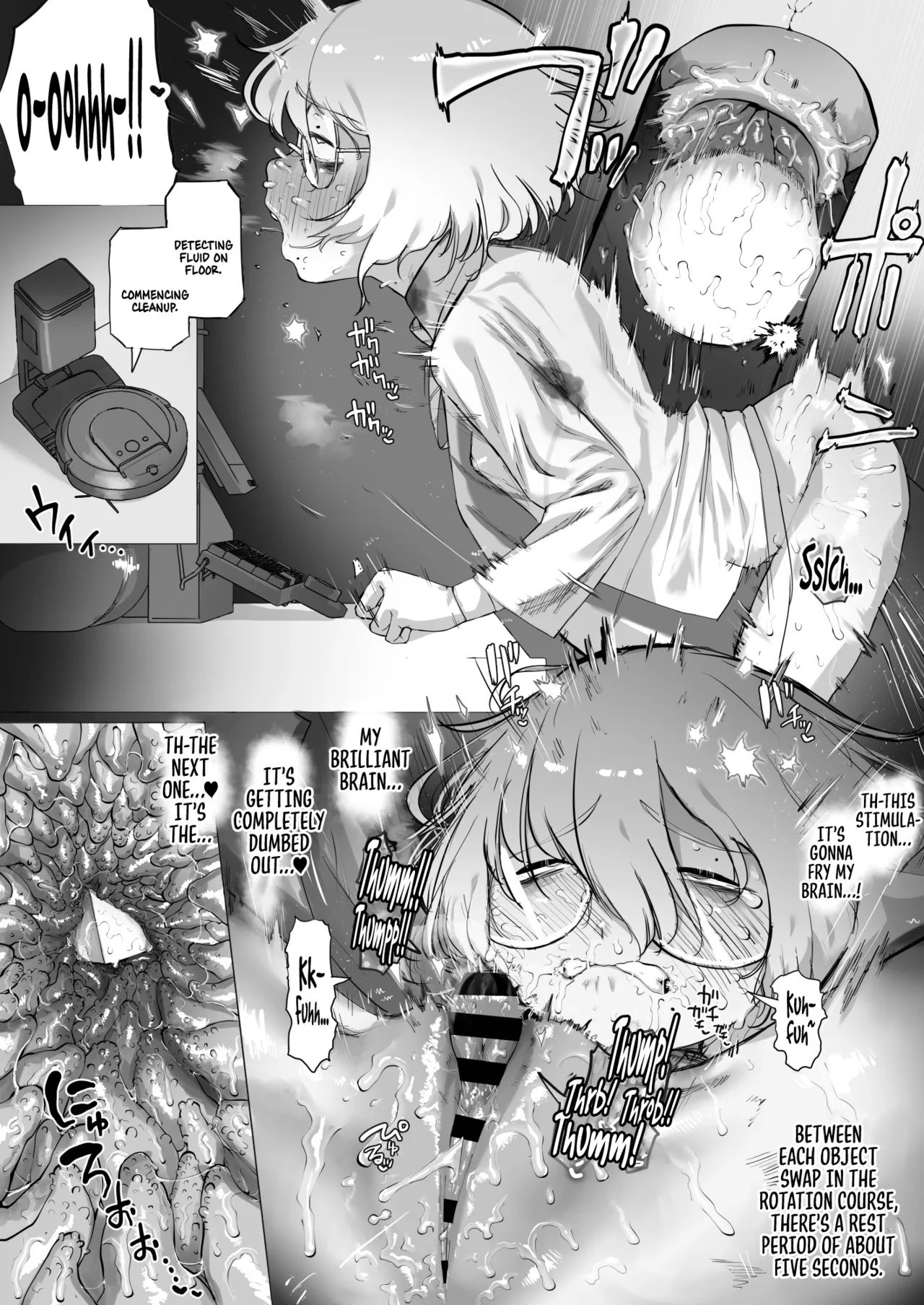 Tensai Kagakusha Kiri Bousou | Runaway Clit of the Genius Scientist page 12 original parody - sole female multiple orgasms hentai manga - read online free