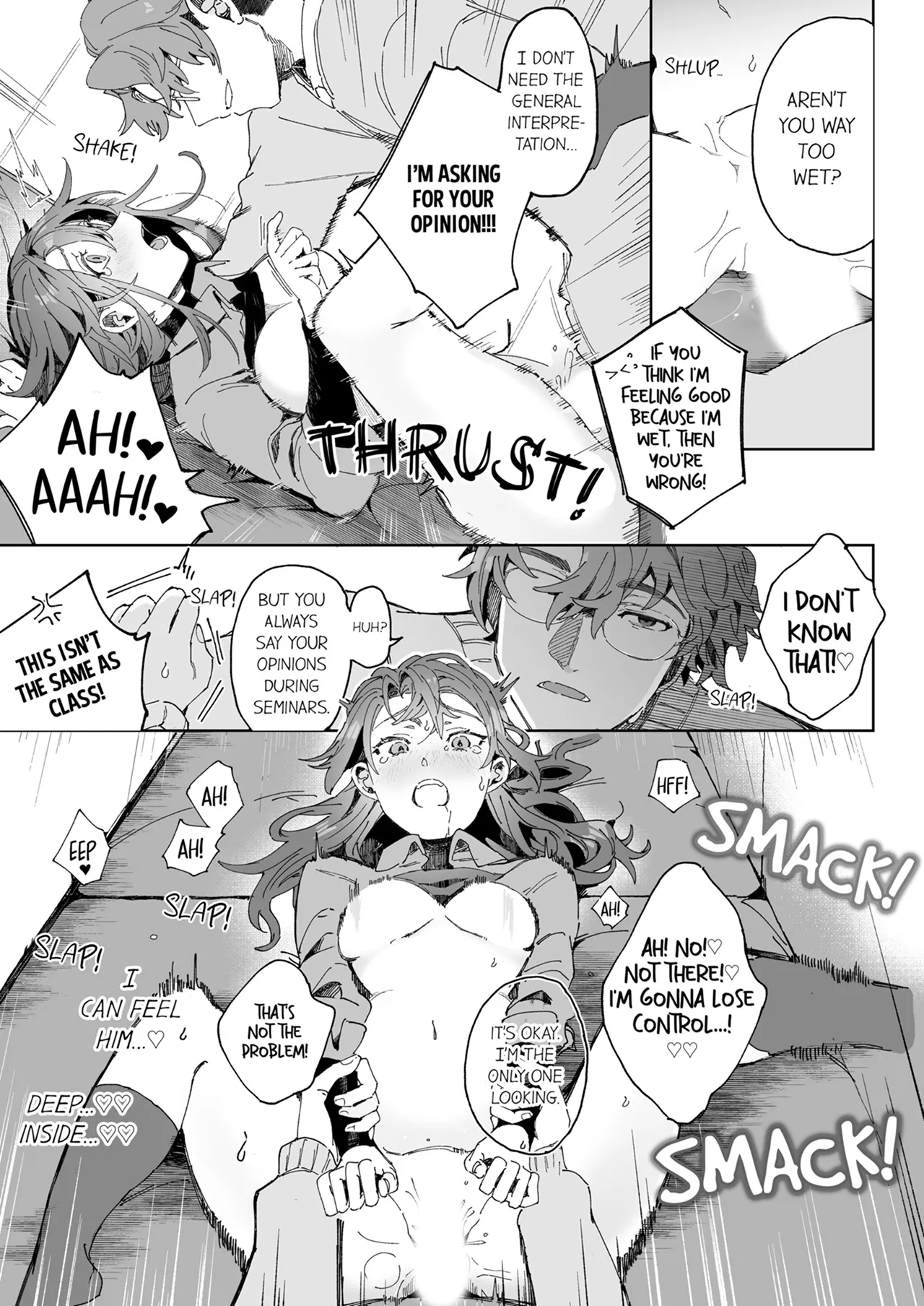 [Otsui Mikage (Otomeshi Mikage)] Kenkyuu Naiyou wa Seikan Kaihatsu!? ~Wata-chan wa Kyouju no H na Jikkendai~ | Researching Sexual Development!? -Wata Becomes Her Professor's Test Subject for Sex- Chapter 1-7 [English] page 18 - sole female sole male hentai manga - read online free