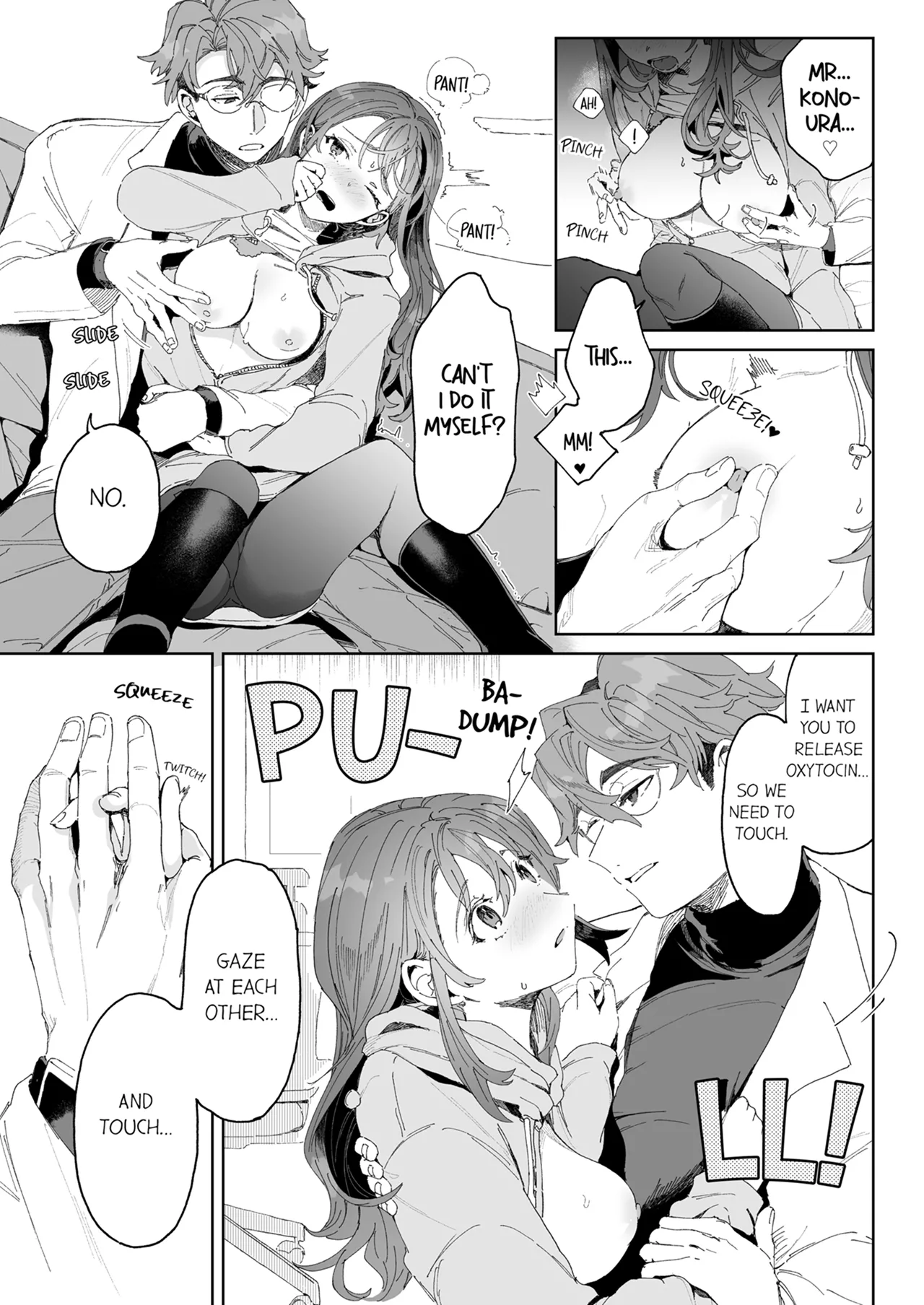 [Otsui Mikage (Otomeshi Mikage)] Kenkyuu Naiyou wa Seikan Kaihatsu!? ~Wata-chan wa Kyouju no H na Jikkendai~ | Researching Sexual Development!? -Wata Becomes Her Professor's Test Subject for Sex- Chapter 1-7 [English] page 56 - sole female sole male hentai manga - read online free