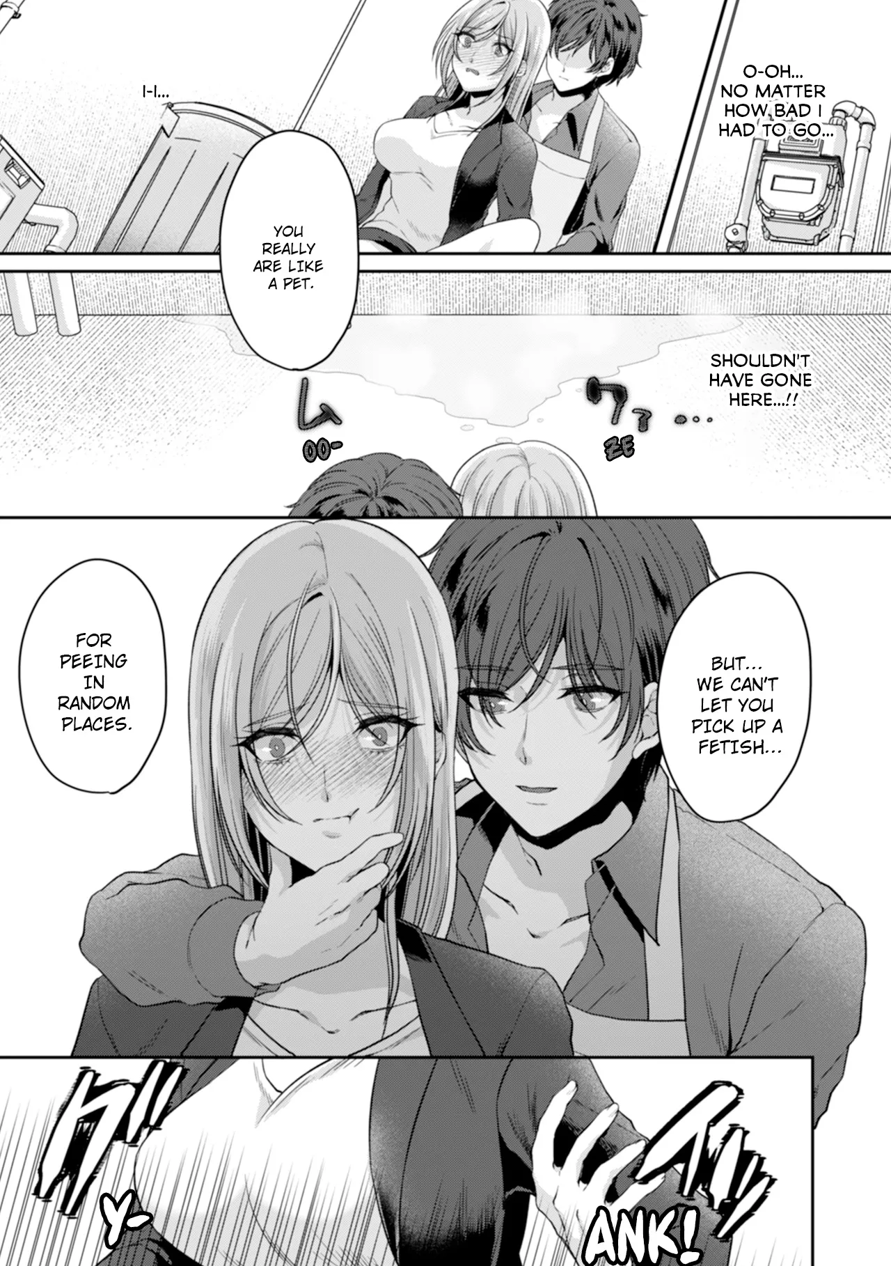 Manin Densha de Shikkin Sunzen!? Chikan Danshi no Ijiwaru na Yubi de Ikasare Tsuzuketa OL | Almost Pissing on a Crowded Train?! #1-10 page 115 - full censorship big breasts hentai manga - read online free