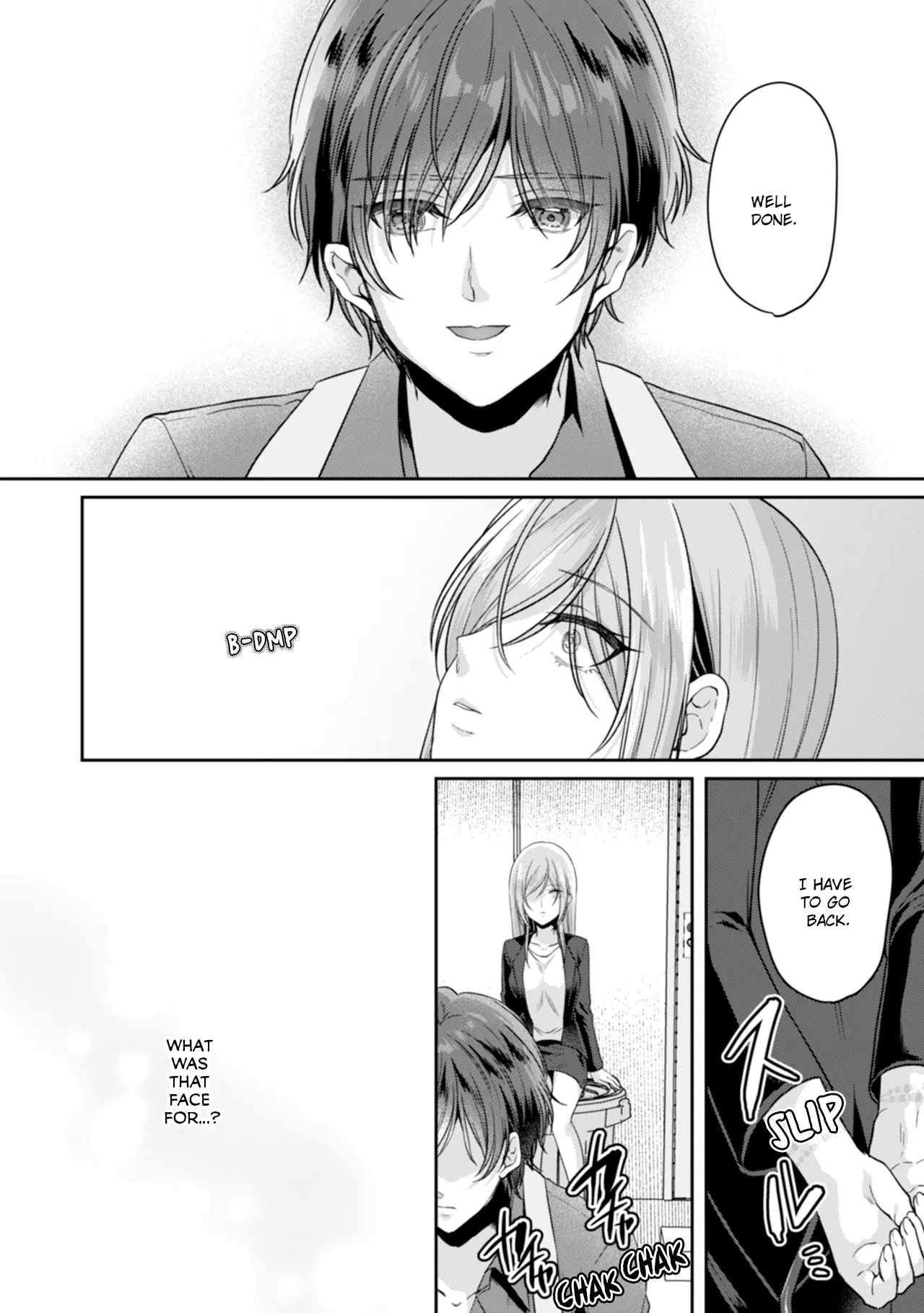 Manin Densha de Shikkin Sunzen!? Chikan Danshi no Ijiwaru na Yubi de Ikasare Tsuzuketa OL | Almost Pissing on a Crowded Train?! #1-10 page 126 - big breasts chastity belt hentai manga - read online free