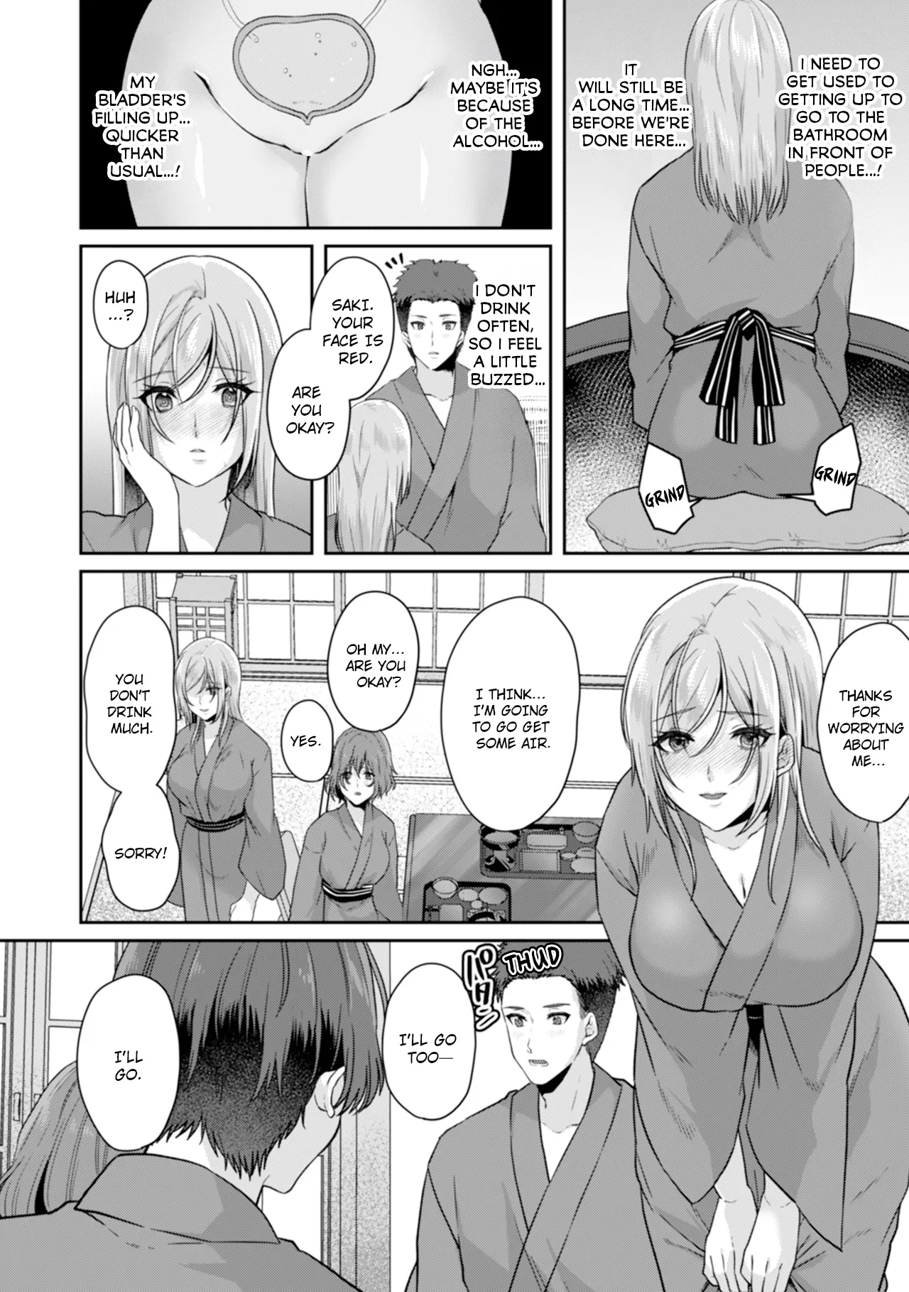 Manin Densha de Shikkin Sunzen!? Chikan Danshi no Ijiwaru na Yubi de Ikasare Tsuzuketa OL | Almost Pissing on a Crowded Train?! #1-10 page 230 - big breasts chastity belt hentai manga - read online free