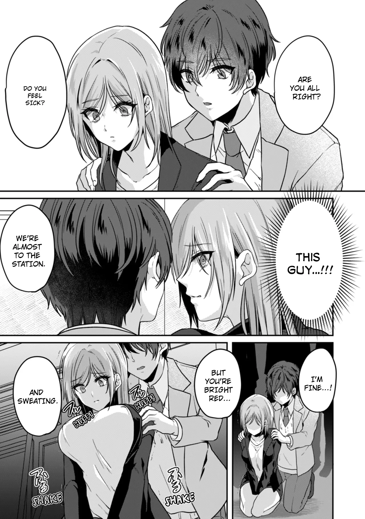 Manin Densha de Shikkin Sunzen!? Chikan Danshi no Ijiwaru na Yubi de Ikasare Tsuzuketa OL | Almost Pissing on a Crowded Train?! #1-10 page 25 - big breasts chastity belt hentai manga - read online free