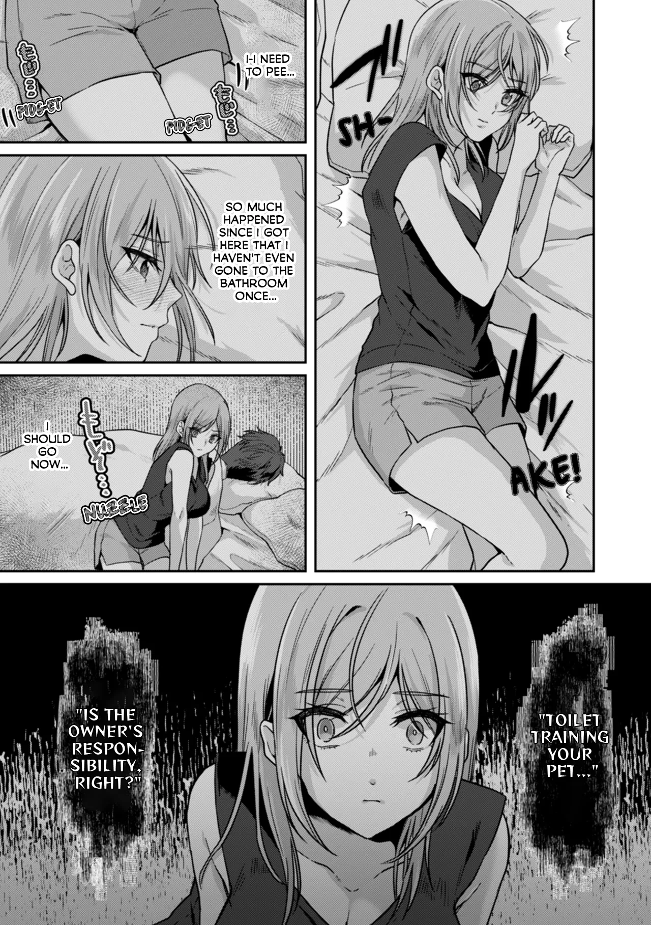 Manin Densha de Shikkin Sunzen!? Chikan Danshi no Ijiwaru na Yubi de Ikasare Tsuzuketa OL | Almost Pissing on a Crowded Train?! #1-10 page 67 - full censorship big breasts hentai manga - read online free
