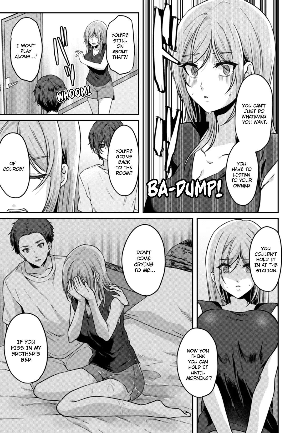 Manin Densha de Shikkin Sunzen!? Chikan Danshi no Ijiwaru na Yubi de Ikasare Tsuzuketa OL | Almost Pissing on a Crowded Train?! #1-10 page 69 - big breasts chastity belt hentai manga - read online free