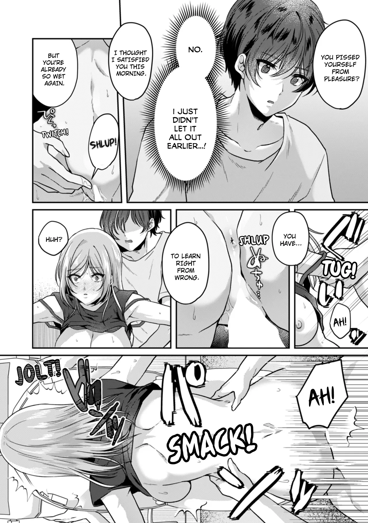 Manin Densha de Shikkin Sunzen!? Chikan Danshi no Ijiwaru na Yubi de Ikasare Tsuzuketa OL | Almost Pissing on a Crowded Train?! #1-10 page 77 - big breasts chastity belt hentai manga - read online free