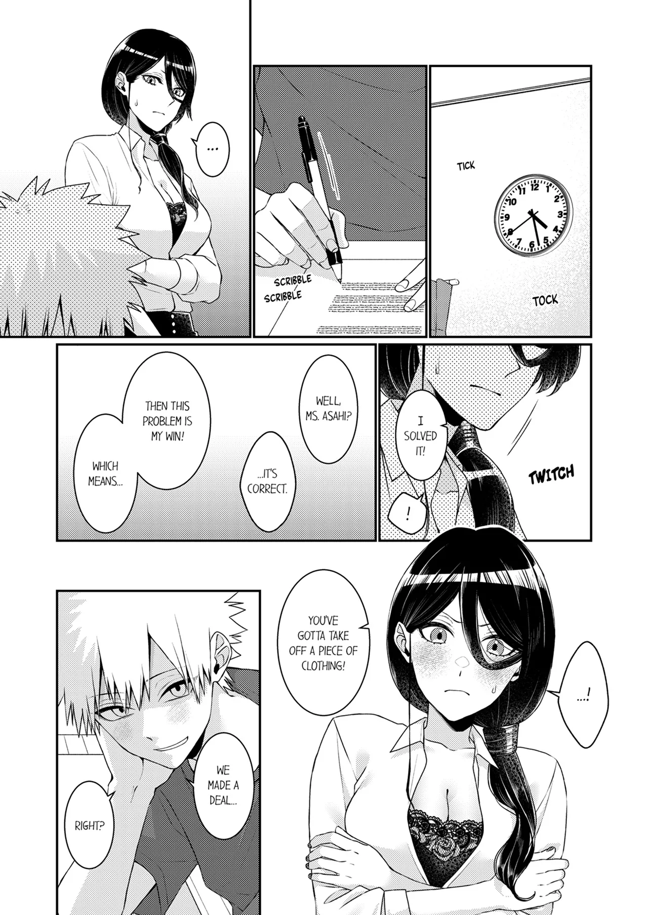 'Sensei, Sounyuu Rete mo Iinda yo ne?' ~ Oshi ni Yowai Kateikyoushi, Oshiego SEX ni Hame Makete | Can I Stick it in, Teacher? An Easily Persuaded Private Tutor Gives in to Having Sex With Her Student Chapter 1-7 page 26 - full censorship teacher hentai manga - read online free