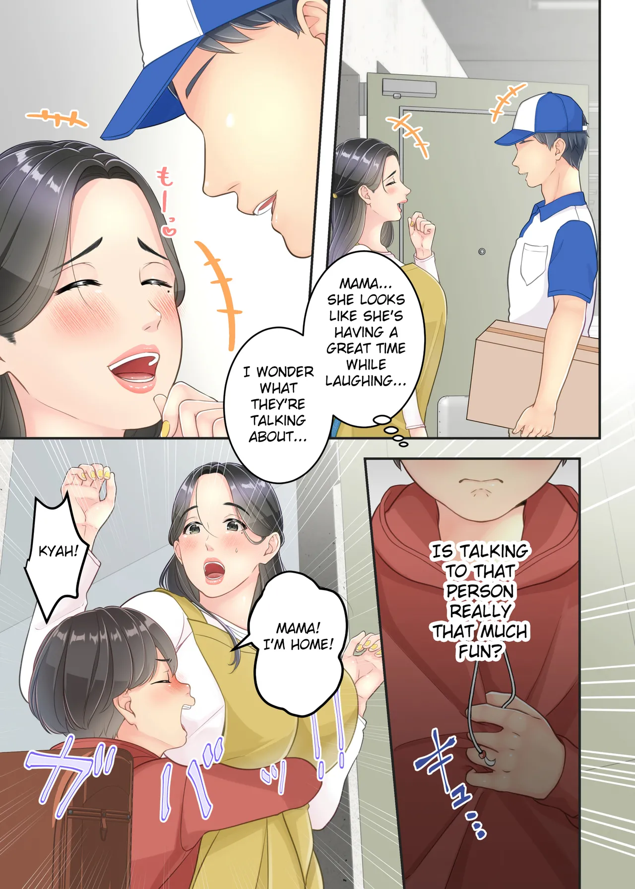 Boku no Mama to Takuhai no Onii-san ga. page 12 original parody - milf big breasts hentai manga - read online free