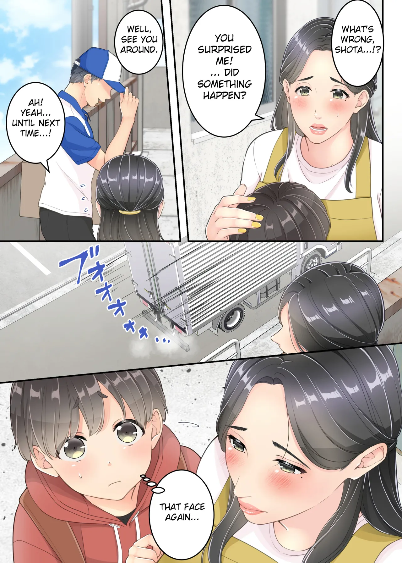 Page 13 of [Yuriko Club] Boku no Mama to Takuhai no Onii-san ga. [English] [Fated Circle]