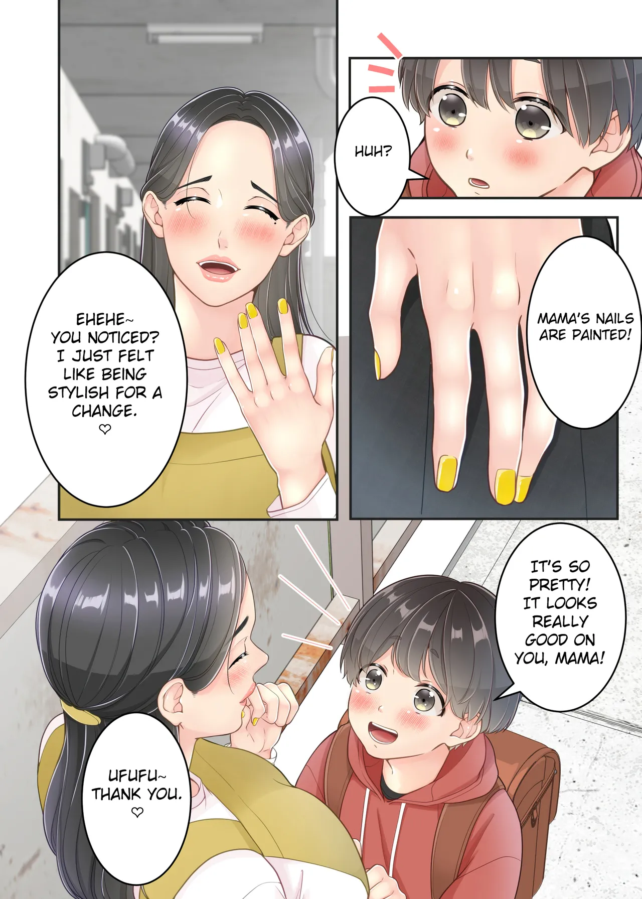 Page 14 of [Yuriko Club] Boku no Mama to Takuhai no Onii-san ga. [English] [Fated Circle]