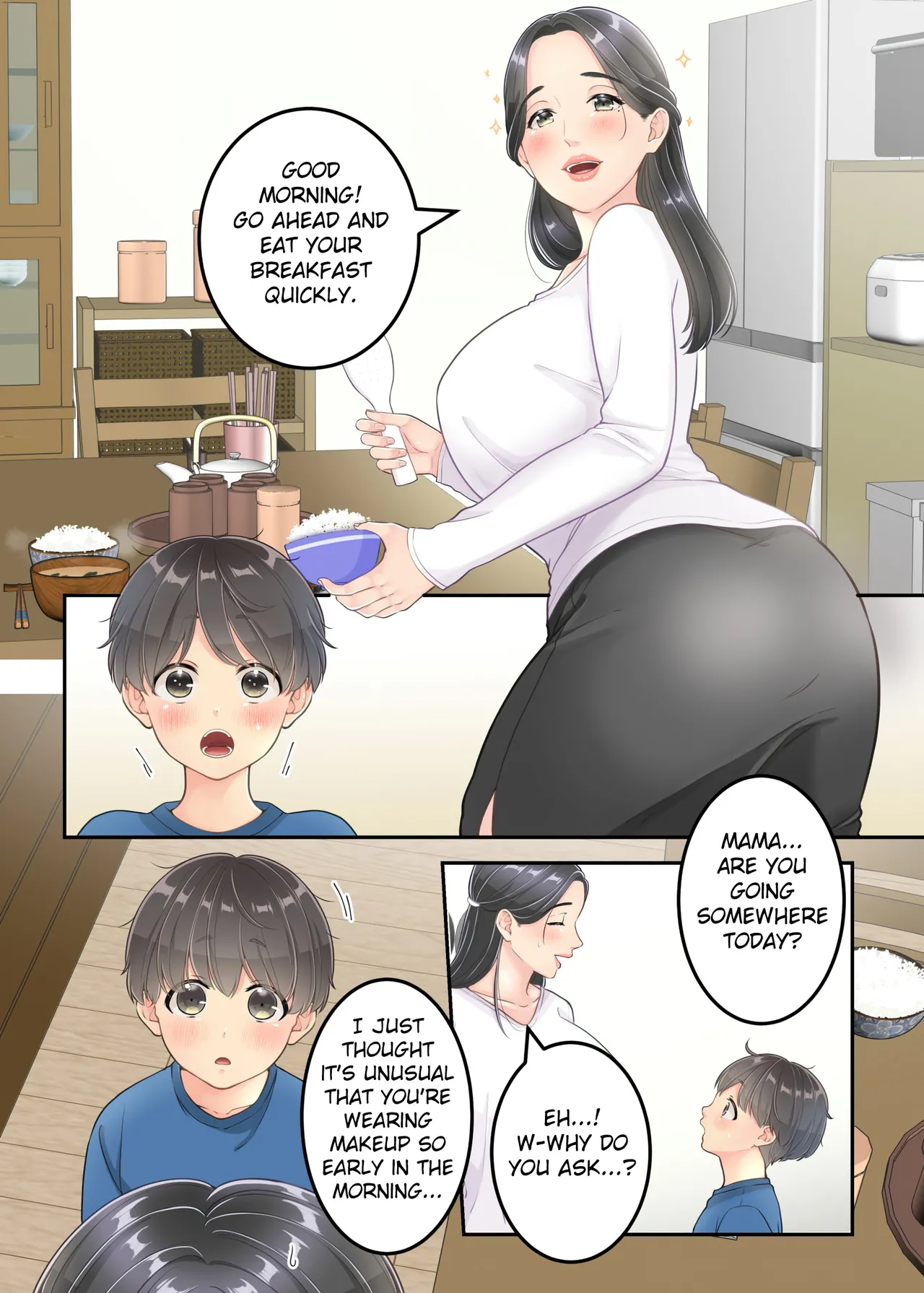 Page 24 of [Yuriko Club] Boku no Mama to Takuhai no Onii-san ga. [English] [Fated Circle]