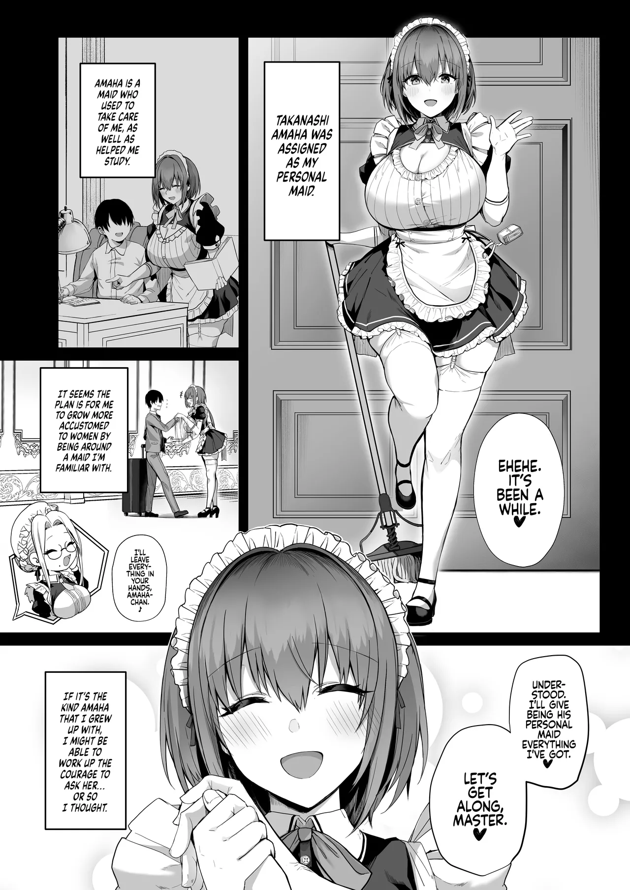 [Flock Blue (Blue_Gk)] Love Maid -Yasashikute Amaama na Kyonyuu Ero Maid San to SEX Shimakuru Ohanashi- | Love Maid - A Story about having lots of Sex with a Sweet, Super-loving Big-breasted Sexy Maid  [English] [Coffedrug] [Digital] page 10 original parody - maid squirting hentai manga - read online free