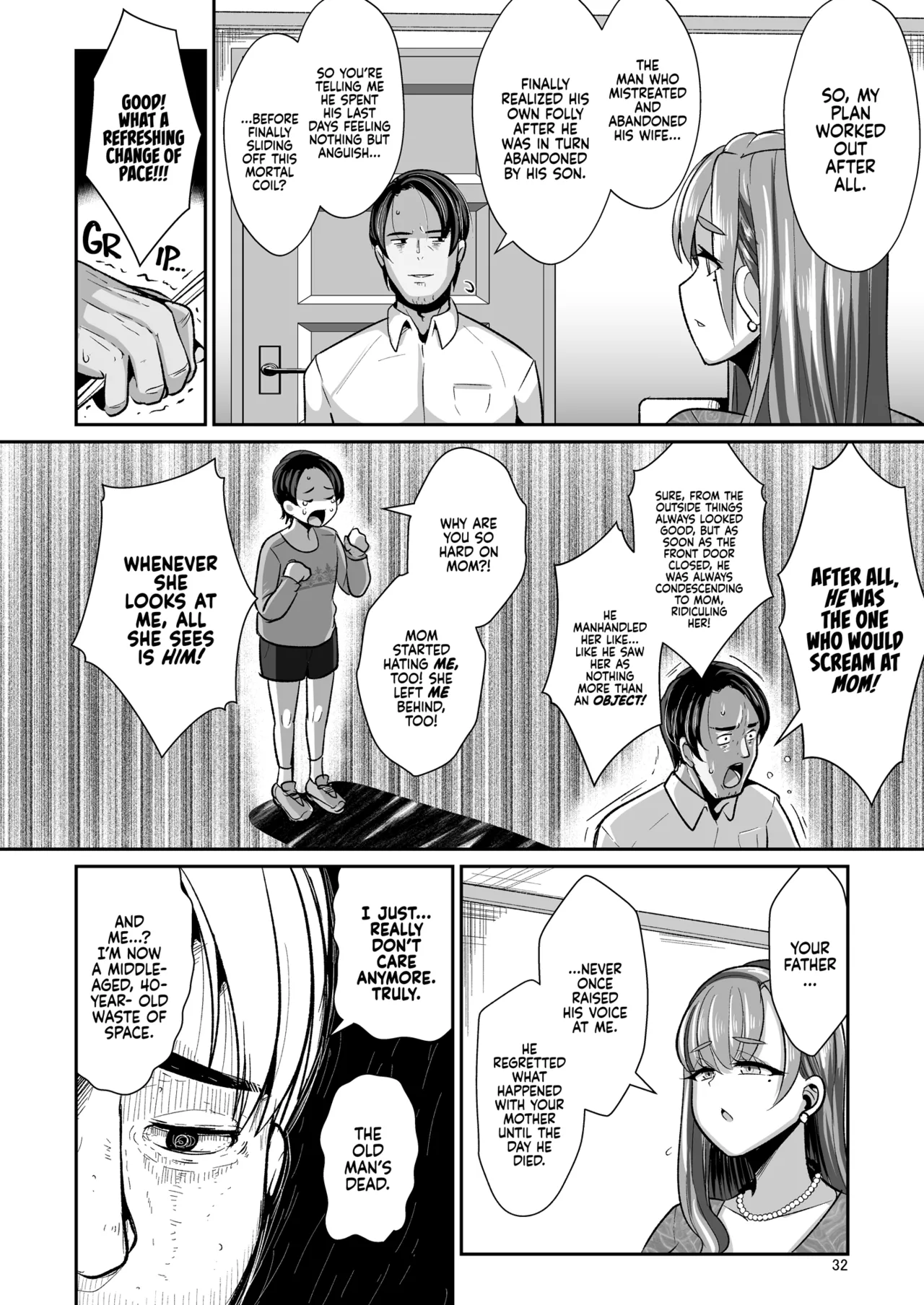 [Shinshunshantonshou (Bukatsu)] Yurufuwa Kyonyuu no Toshishita Mama to Aisaretakatta Oji-san no Ore |  Her, My Younger Well-Endowed Stepmom, and Me, a Sill Old Guy Who’s Only Ever Wanted to Be Loved [English] {2d-market.com} [Decensored] [Digital] page 34 original parody - inseki milf hentai manga - read online free