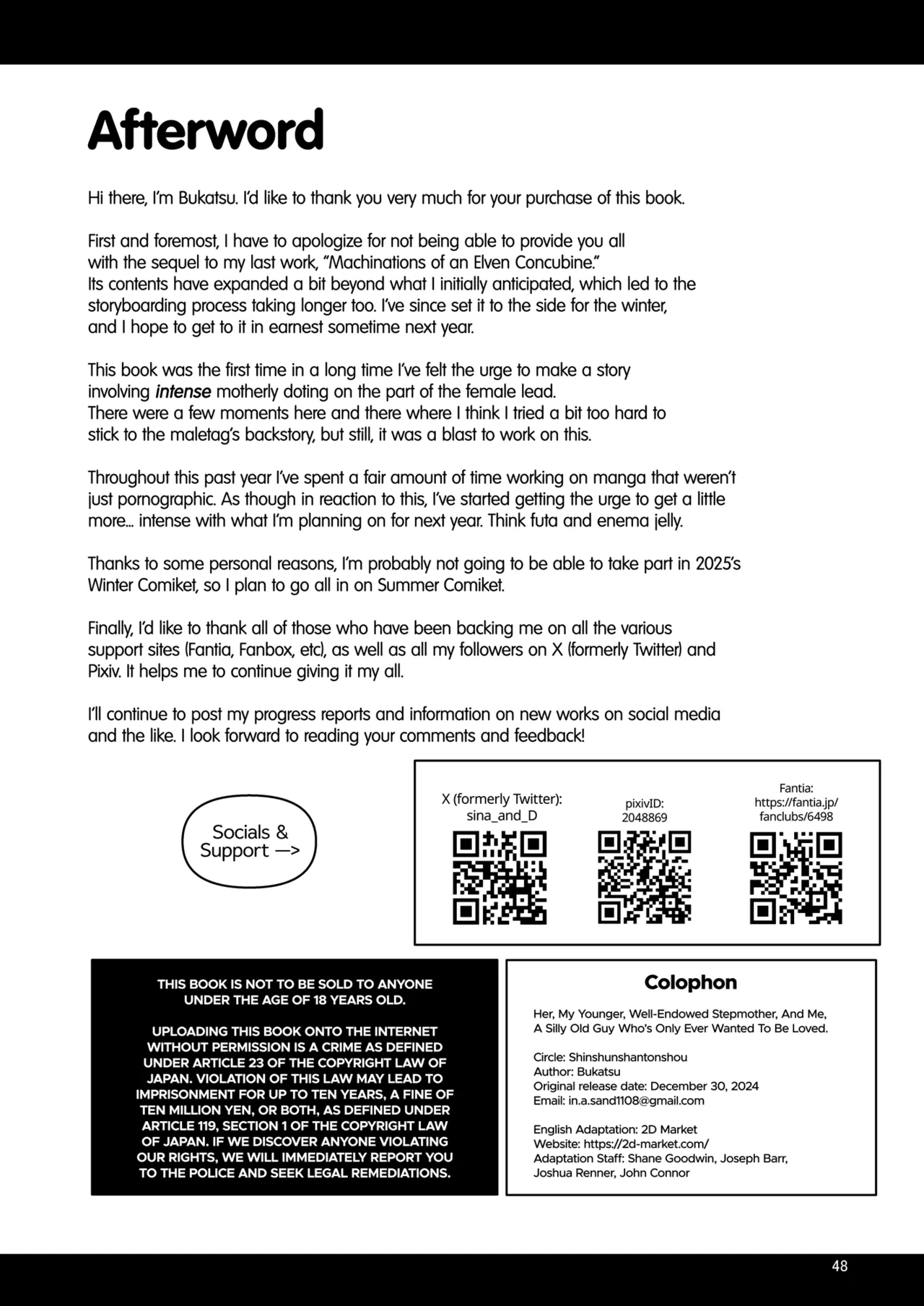 [Shinshunshantonshou (Bukatsu)] Yurufuwa Kyonyuu no Toshishita Mama to Aisaretakatta Oji-san no Ore |  Her, My Younger Well-Endowed Stepmom, and Me, a Sill Old Guy Who’s Only Ever Wanted to Be Loved [English] {2d-market.com} [Decensored] [Digital] page 50 original parody - inseki milf hentai manga - read online free