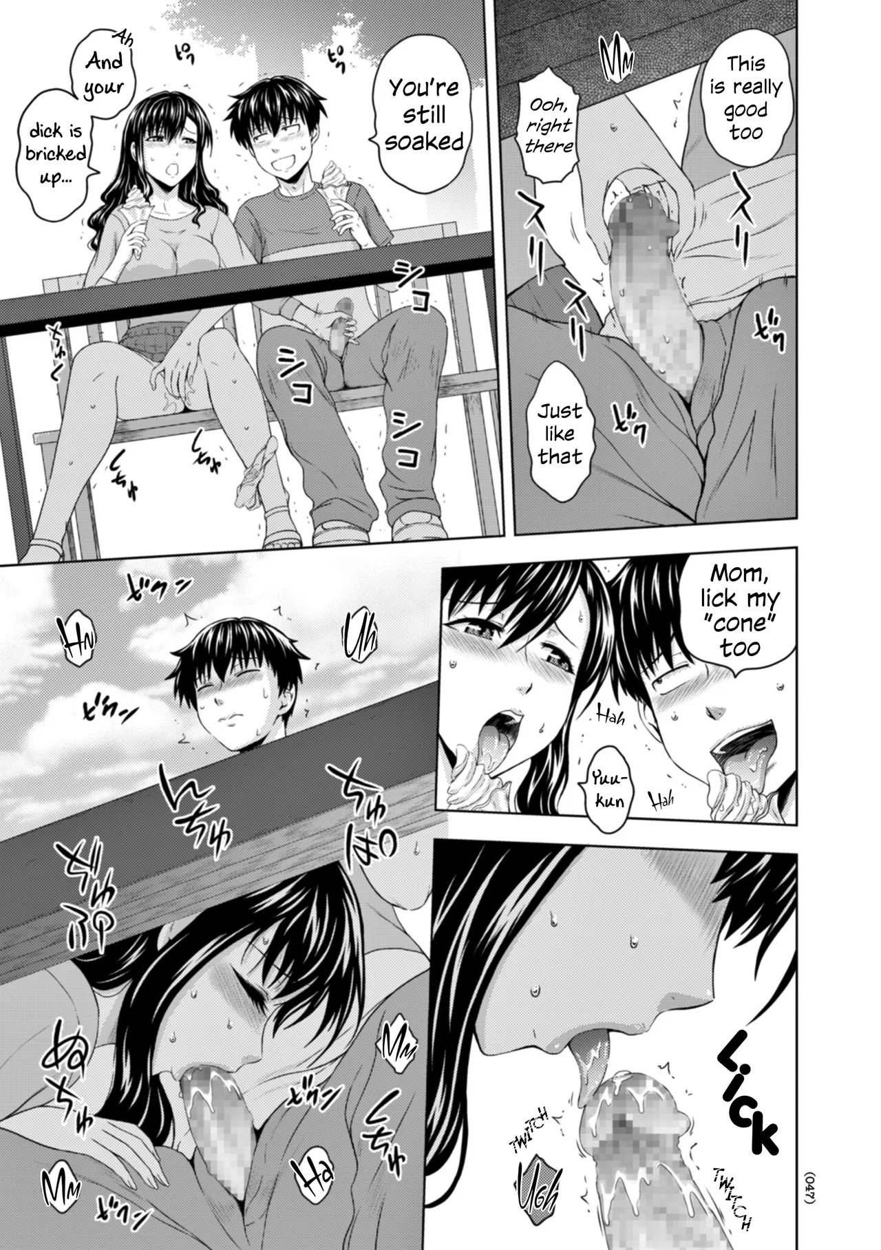 Honjitsu mo Haha to Imouto no Choukyou Hiyori | Another Good Day to Train my Mother and Little Sister Ch. 3 page 9 - bdsm milf hentai manga - read online free