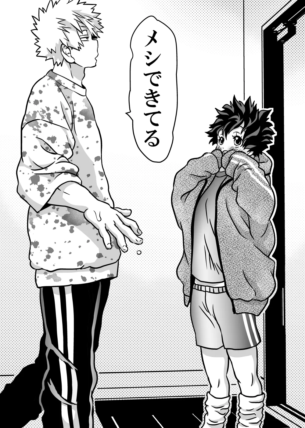 Nyotaika Shita Deku ni A-gumi ga Waite Muragaru Hanashi page 623 featuring izuku midoriya my hero academia parody - big breasts swimsuit hentai manga - read online free