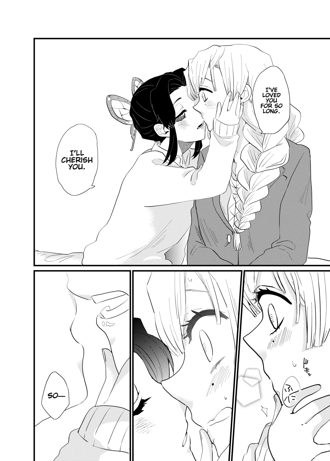 Kocchi Muite Baby page 14 featuring shinobu kochou kimetsu no yaiba parody - sole female rough translation hentai manga - read online free