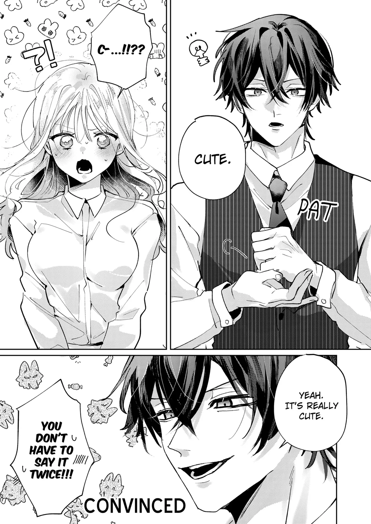 [OU] Zetsurin Shachou no Aigan Usagi ~Seiyoku no Tsuyoi Danjo ga Sex Shitara?~ | The Insatiable CEO's New Rabbit Toy -Finally Meeting Her Match in Libido- Chapter 1-12 [English] page 76 - business suit kissing hentai manga - read online free