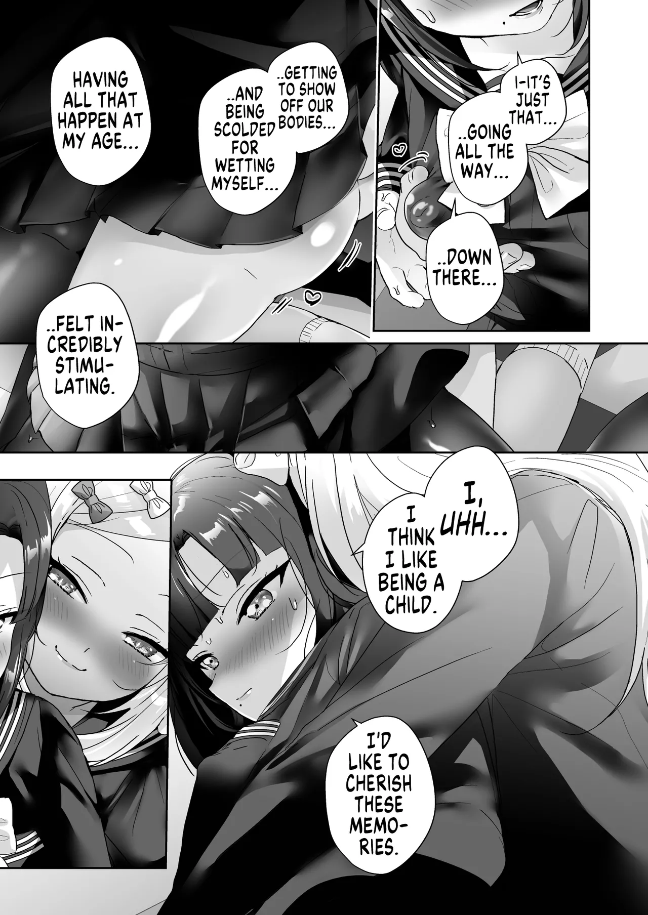 [Koko de Chikubi o Hitotsumami (Juurouta)] Shoujo Ochi -Ron-chan to Hajimete Course- | Falling for Being a Girl: My First Session With Lon-chan [English] [GTF] [Digital] page 25 original parody - females only schoolgirl uniform hentai manga - read online free