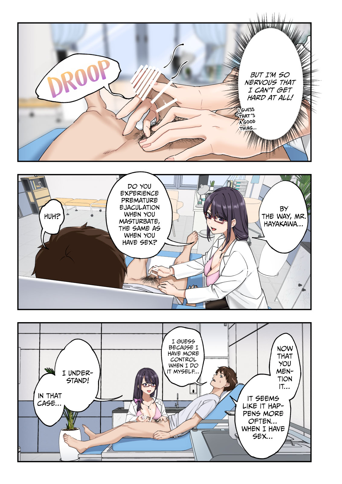 Sourou Kokufuku Clinic | Quick-Shot Therapy Clinic page 18 - handjob kissing hentai manga - read online free