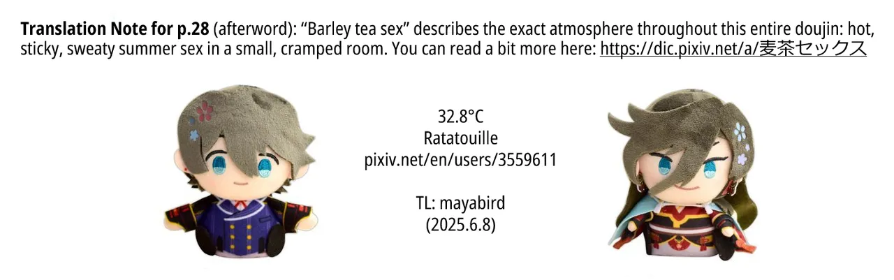 32.8°C page 30 featuring horikawa kunihiro touken ranbu parody - yaoi males only hentai manga - read online free