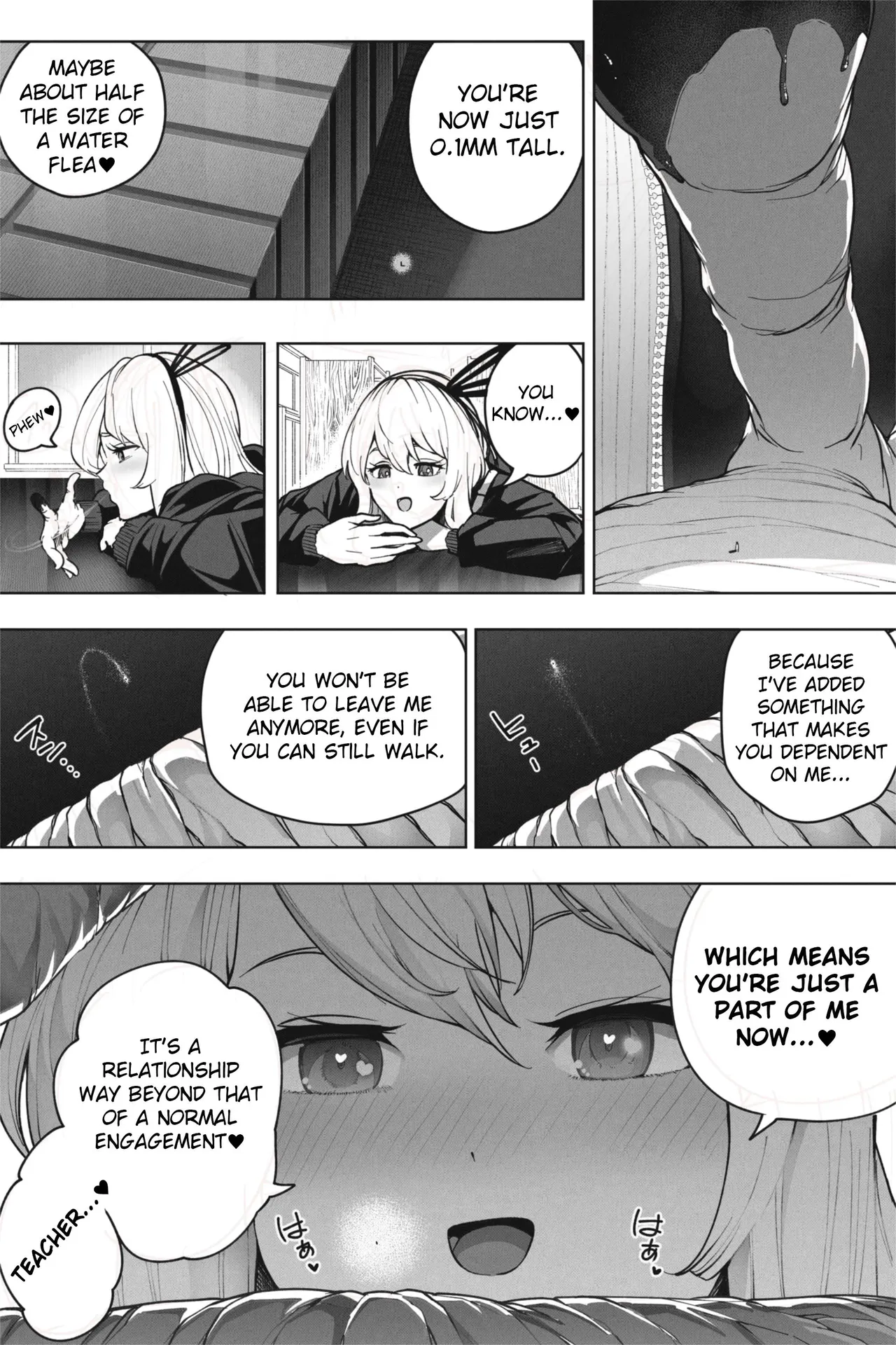 Shukushou Valentine - Sensei ni Ai o Komete | Shrinking Valentine – With Love to the Teacher page 17 original parody - shrinking schoolgirl uniform hentai manga - read online free