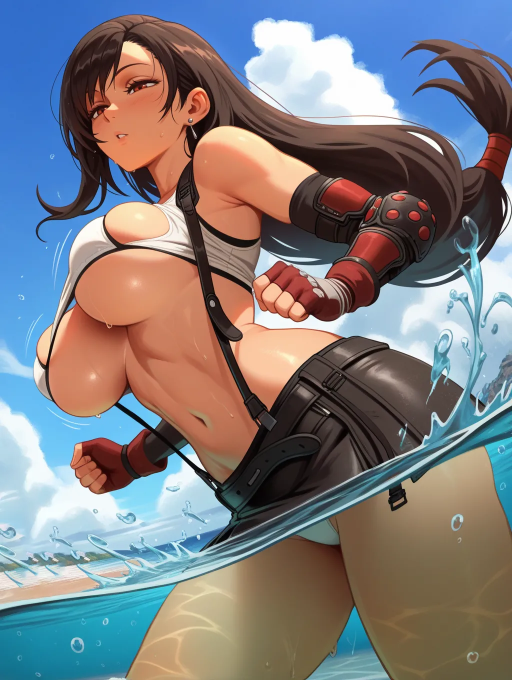 Tifa Lockhart | Final Fantasy waifuinvoker ai generated page 88 featuring tifa lockhart final fantasy vii parody - big breasts uncensored hentai manga - read online free