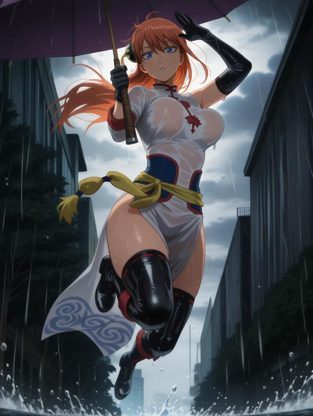 Kagura | Gintama 🌧️🌂 waifuinvoker ai generated page 63 - big penis misc hentai manga - read online free