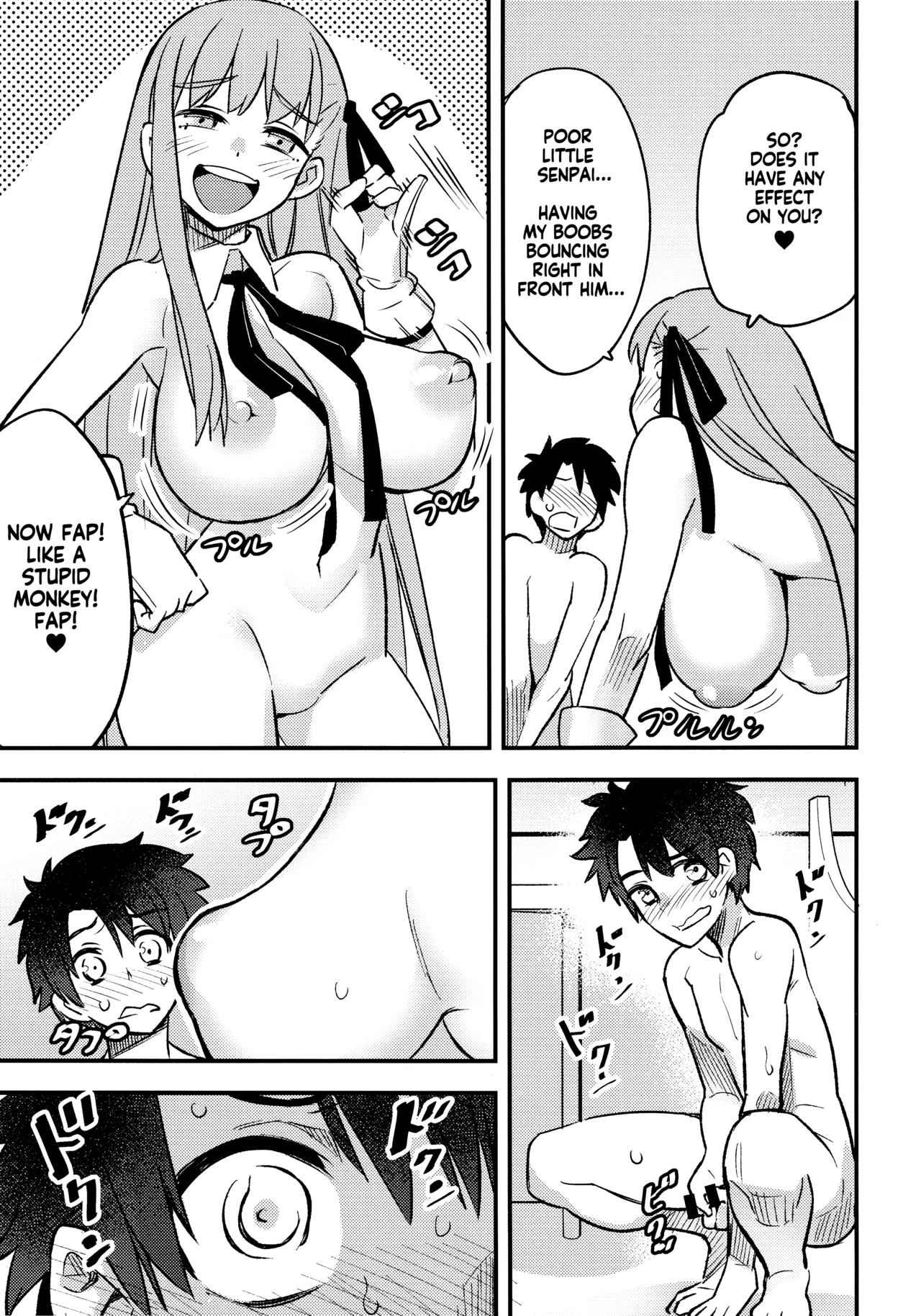 (C95) [774 House (774)] BB-chan ni Waraware Baka ni Sarenagara Shiko Shiko no Otetsudai o Sarete Saru Mitai ni Koshi Heko Heko shite Buzama Mudashasei Saserarechau Hon | The book where BB-Chan gave me humiliating fapping assistance and forced me to cum in the most pathetic way possible (Fate/Grand Order) [English] [KM_42] page 10 featuring gudao fate grand order parody - sole female sole male hentai manga - read online free