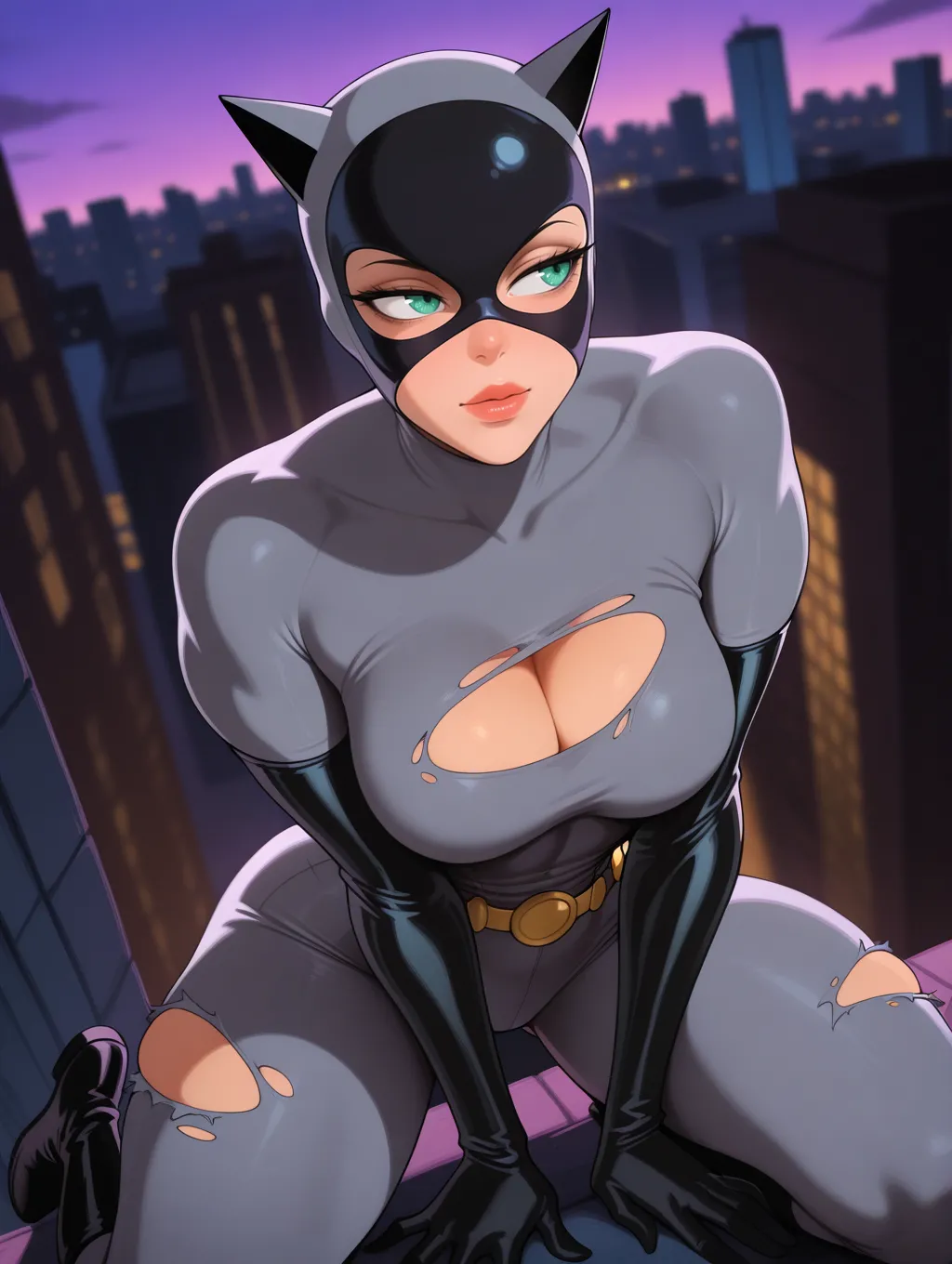 Catwoman | Batman: The Animated Series 😻 waifuinvoker ai generated page 9 featuring catwoman batman parody - big breasts uncensored hentai manga - read online free