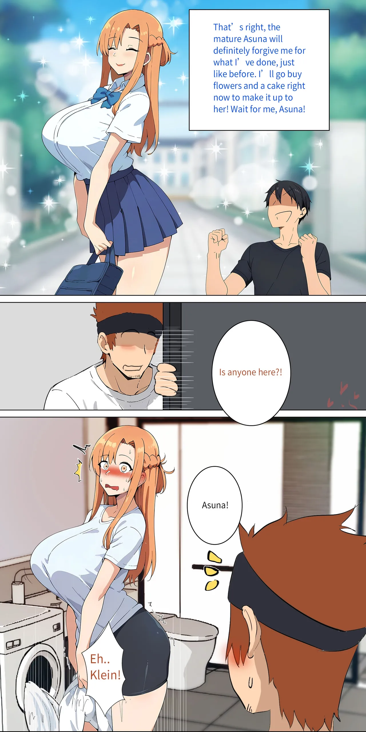 Asuna family 1-33 page 122 featuring asuna yuuki sword art online parody - full color big breasts hentai manga - read online free