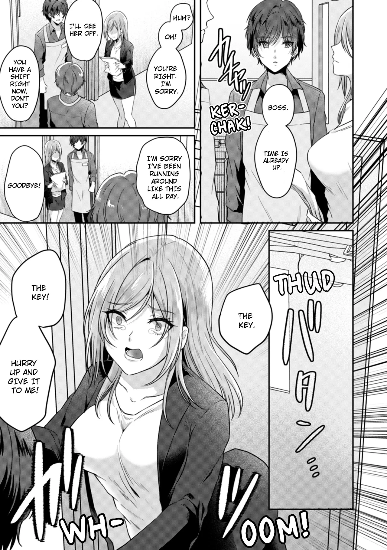 Manin Densha de Shikkin Sunzen!? Chikan Danshi no Ijiwaru na Yubi de Ikasare Tsuzuketa OL | Almost Pissing on a Crowded Train?! #1-16 page 104 - full censorship big breasts hentai manga - read online free