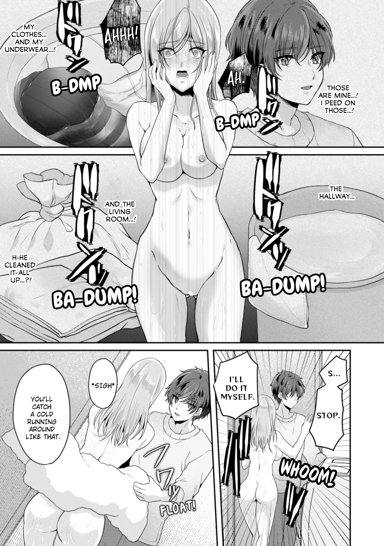 Manin Densha de Shikkin Sunzen!? Chikan Danshi no Ijiwaru na Yubi de Ikasare Tsuzuketa OL | Almost Pissing on a Crowded Train?! #1-16 page 171 - big breasts chastity belt hentai manga - read online free