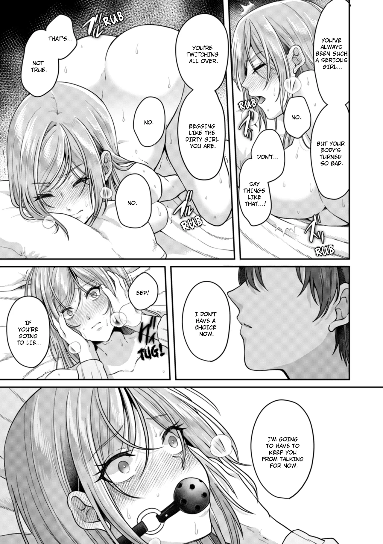 Manin Densha de Shikkin Sunzen!? Chikan Danshi no Ijiwaru na Yubi de Ikasare Tsuzuketa OL | Almost Pissing on a Crowded Train?! #1-16 page 183 - big breasts chastity belt hentai manga - read online free