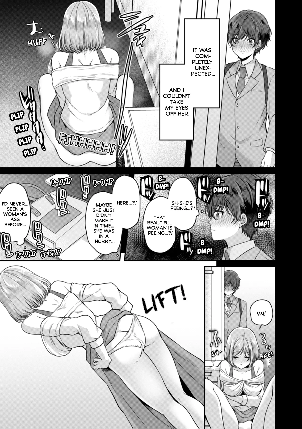 Manin Densha de Shikkin Sunzen!? Chikan Danshi no Ijiwaru na Yubi de Ikasare Tsuzuketa OL | Almost Pissing on a Crowded Train?! #1-16 page 200 - full censorship big breasts hentai manga - read online free