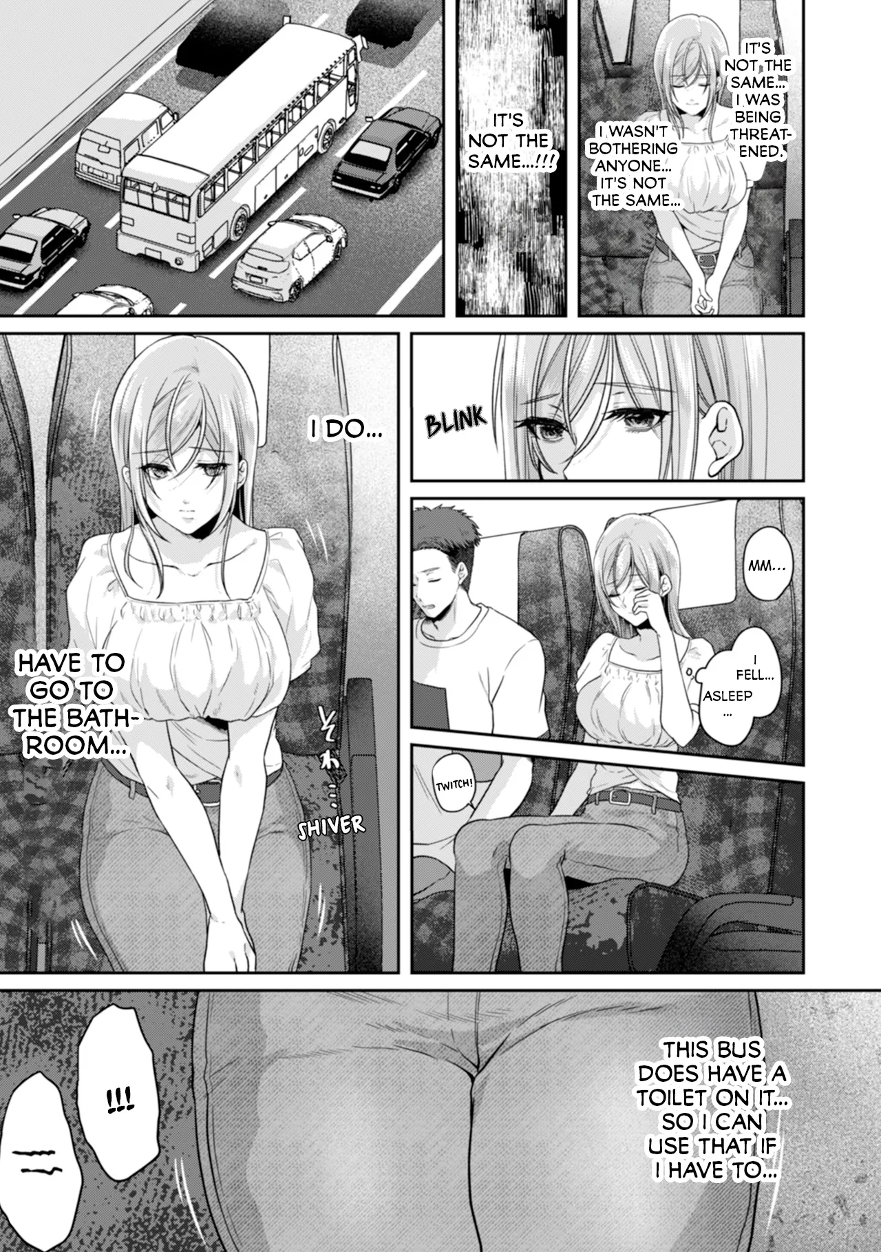 Manin Densha de Shikkin Sunzen!? Chikan Danshi no Ijiwaru na Yubi de Ikasare Tsuzuketa OL | Almost Pissing on a Crowded Train?! #1-16 page 283 - full censorship big breasts hentai manga - read online free
